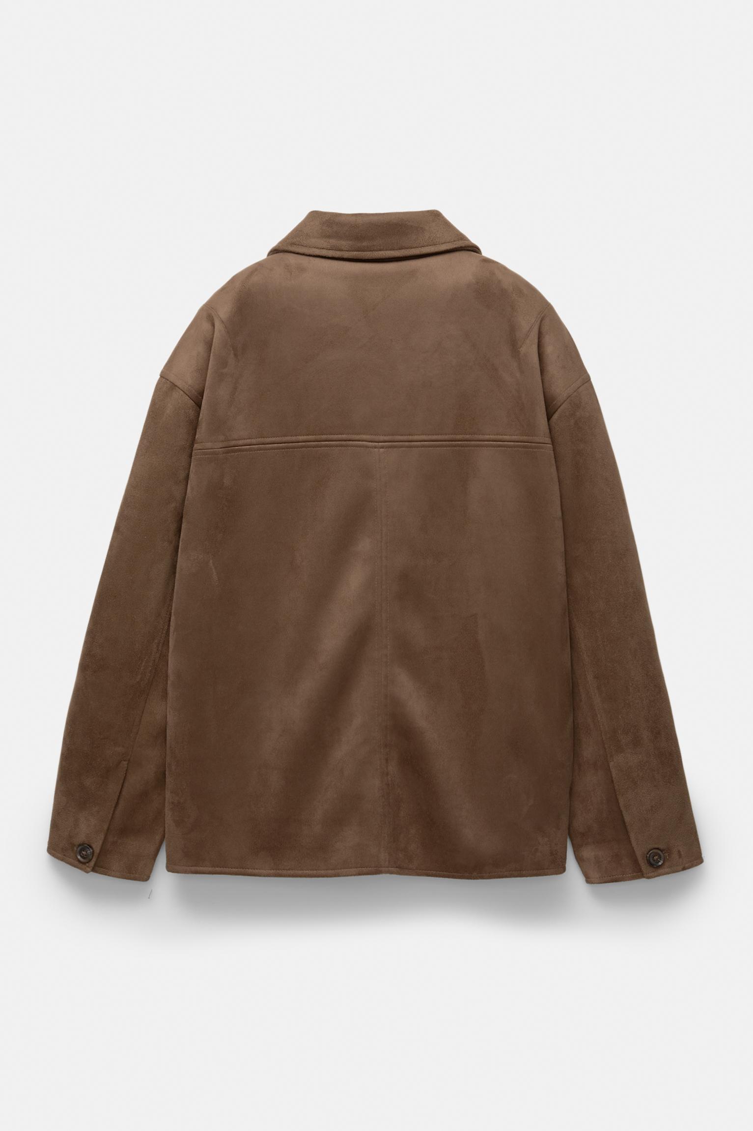 Faux suede jacket Product Image