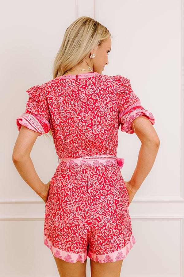 Garden Stroll Floral Romper Product Image