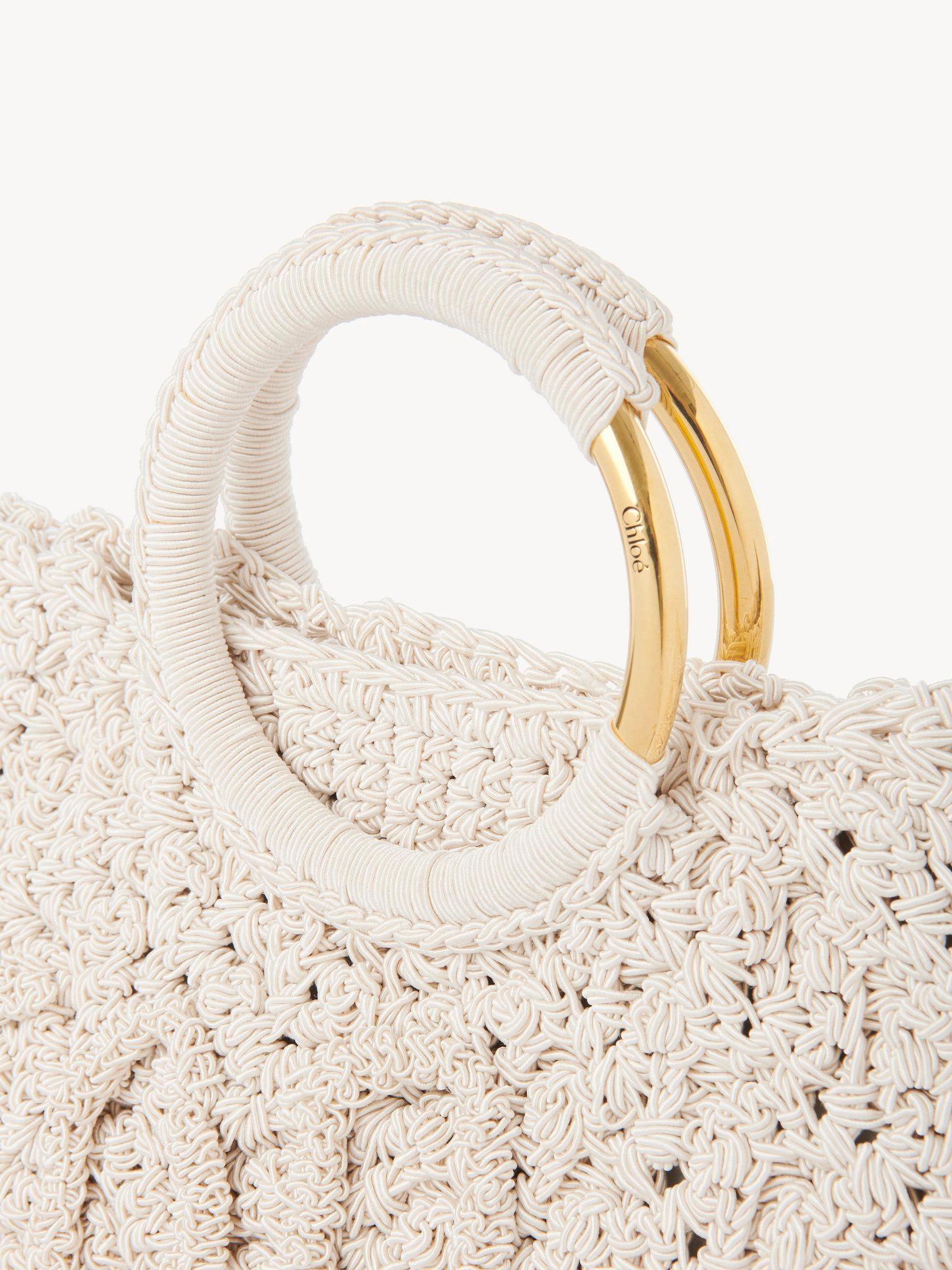 Small Bracelet Paravent tote bag in crochet Product Image