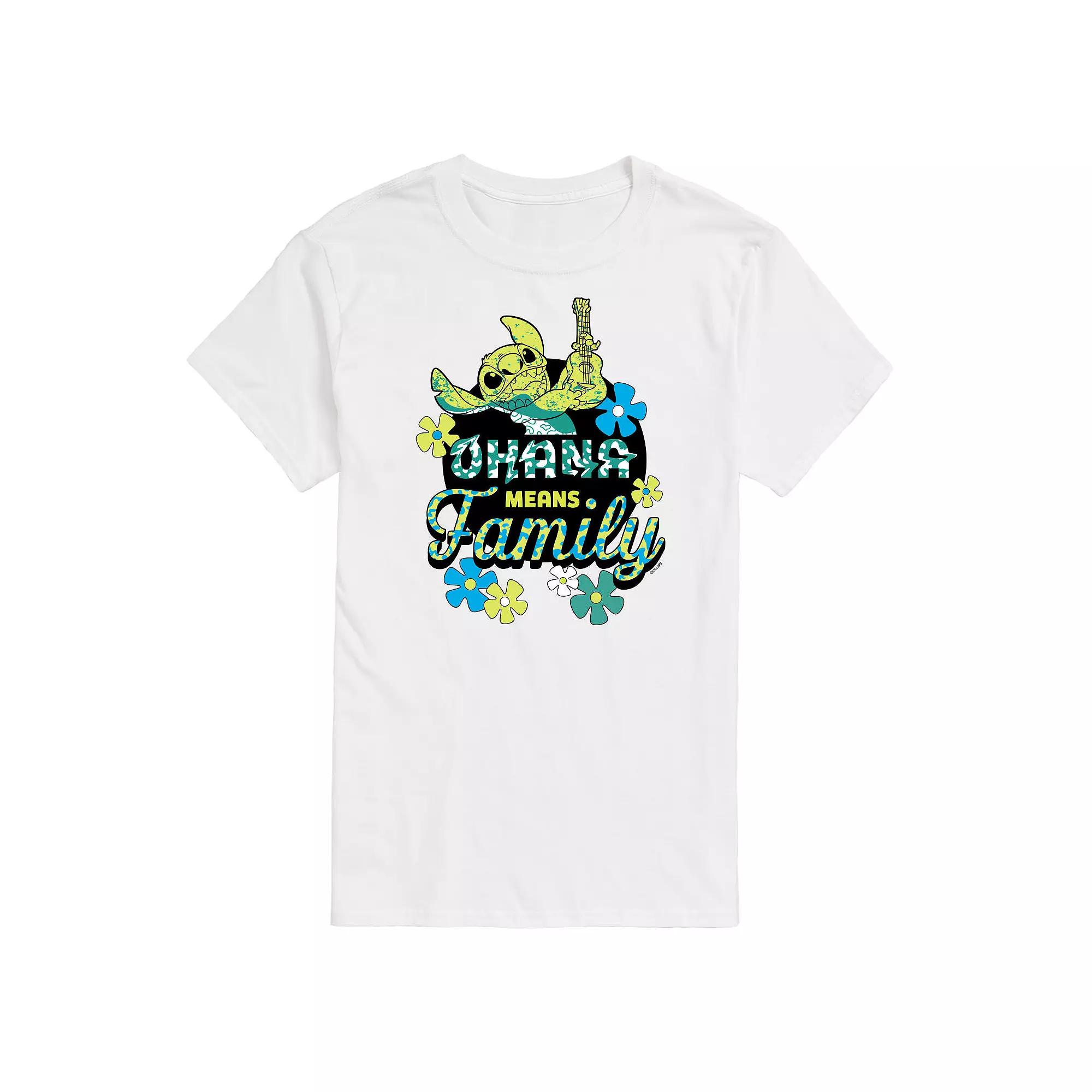 Disney's Lilo & Stitch Big & Tall Ohana Means Family Graphic Tee, Men's,  Product Image