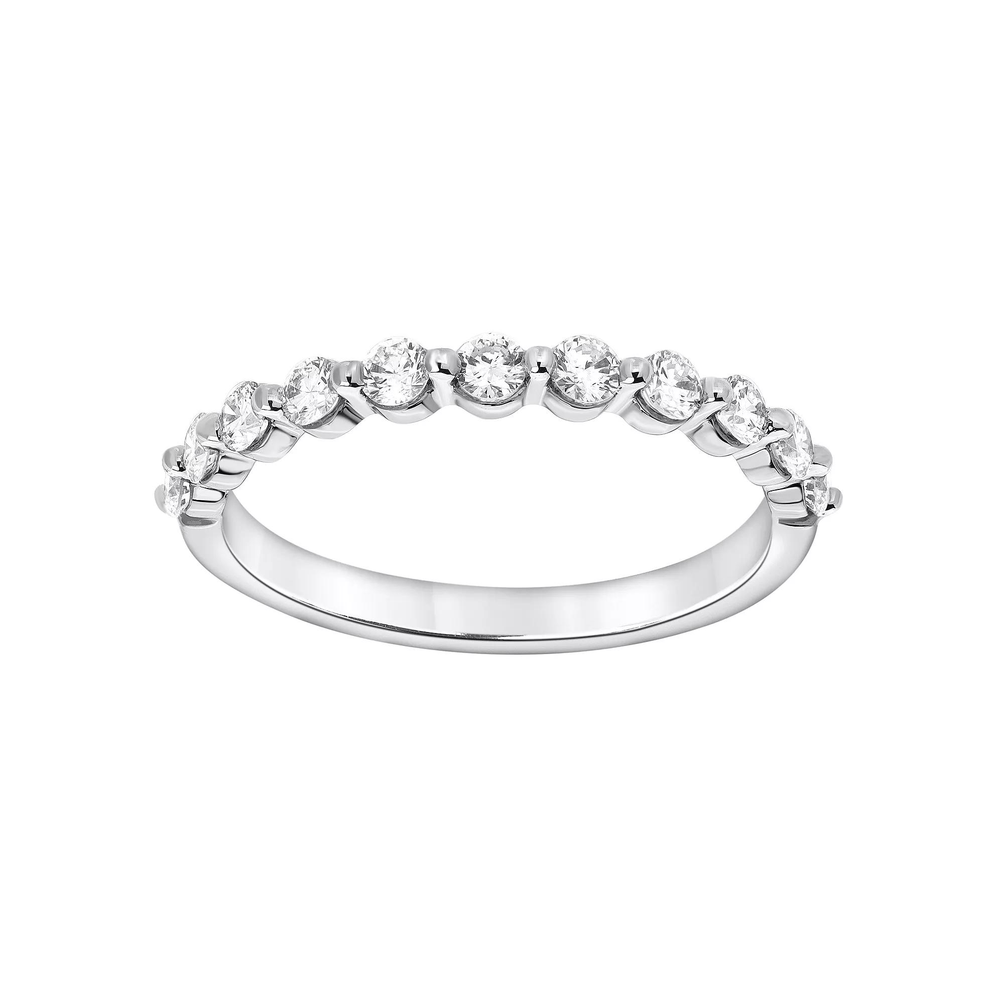Diamond Brilliance 14k White Gold 1/2 Carat T.W. Lab-Grown Diamond Band, Womens 14k Gold Product Image