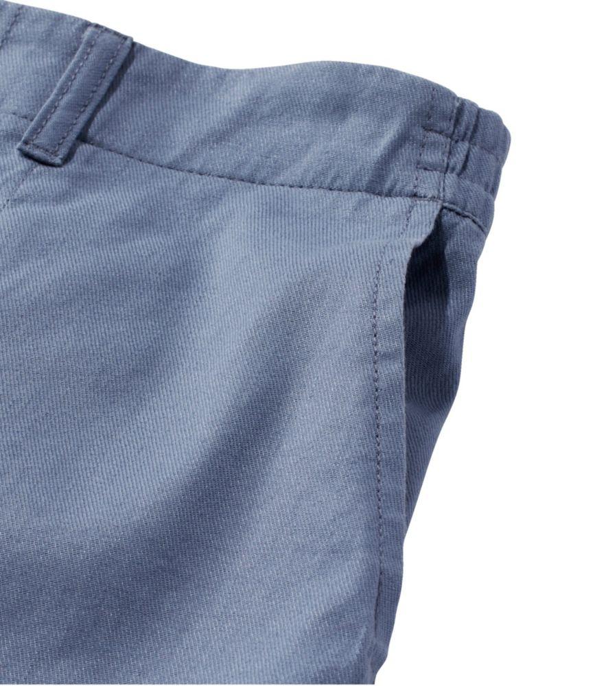 Women's Comfort Stretch Cotton/Linen Shorts, High-Rise 7" Product Image