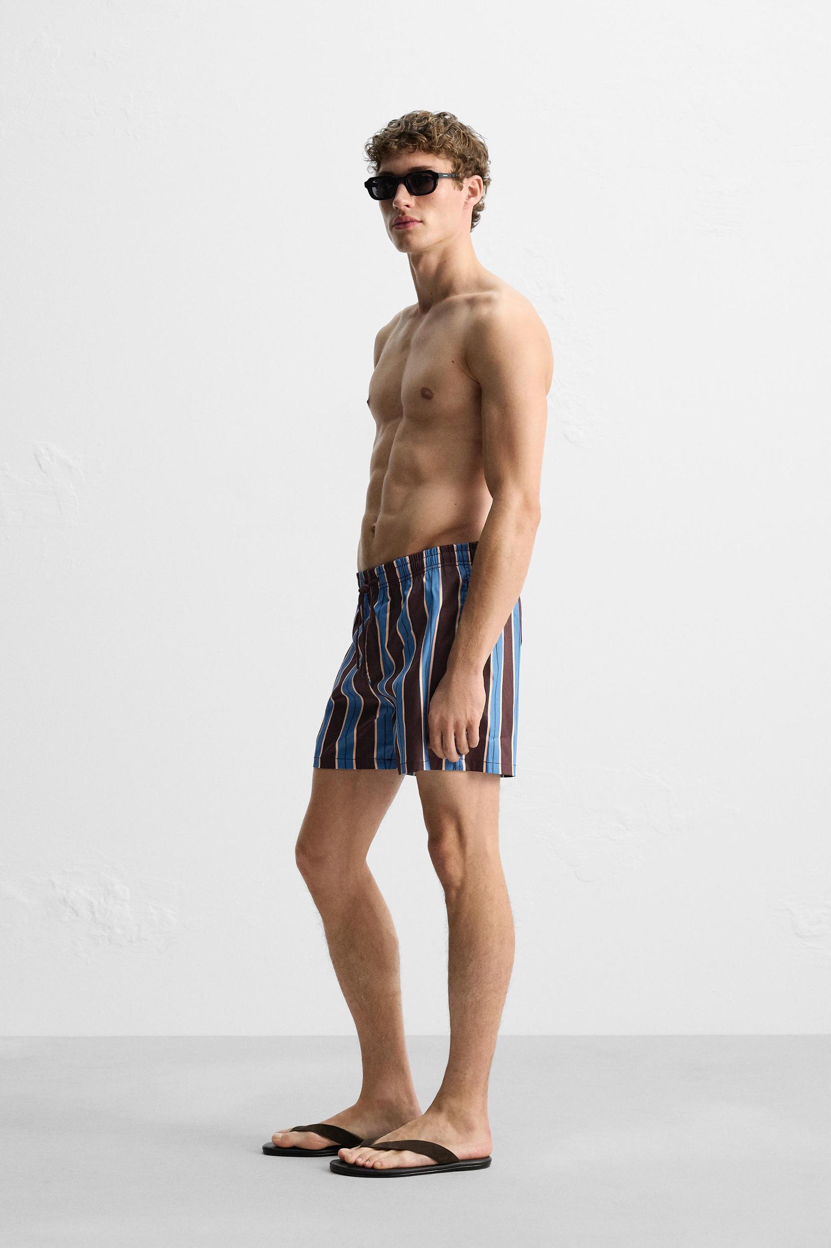 REGULAR STRIPE SWIMSUIT Product Image