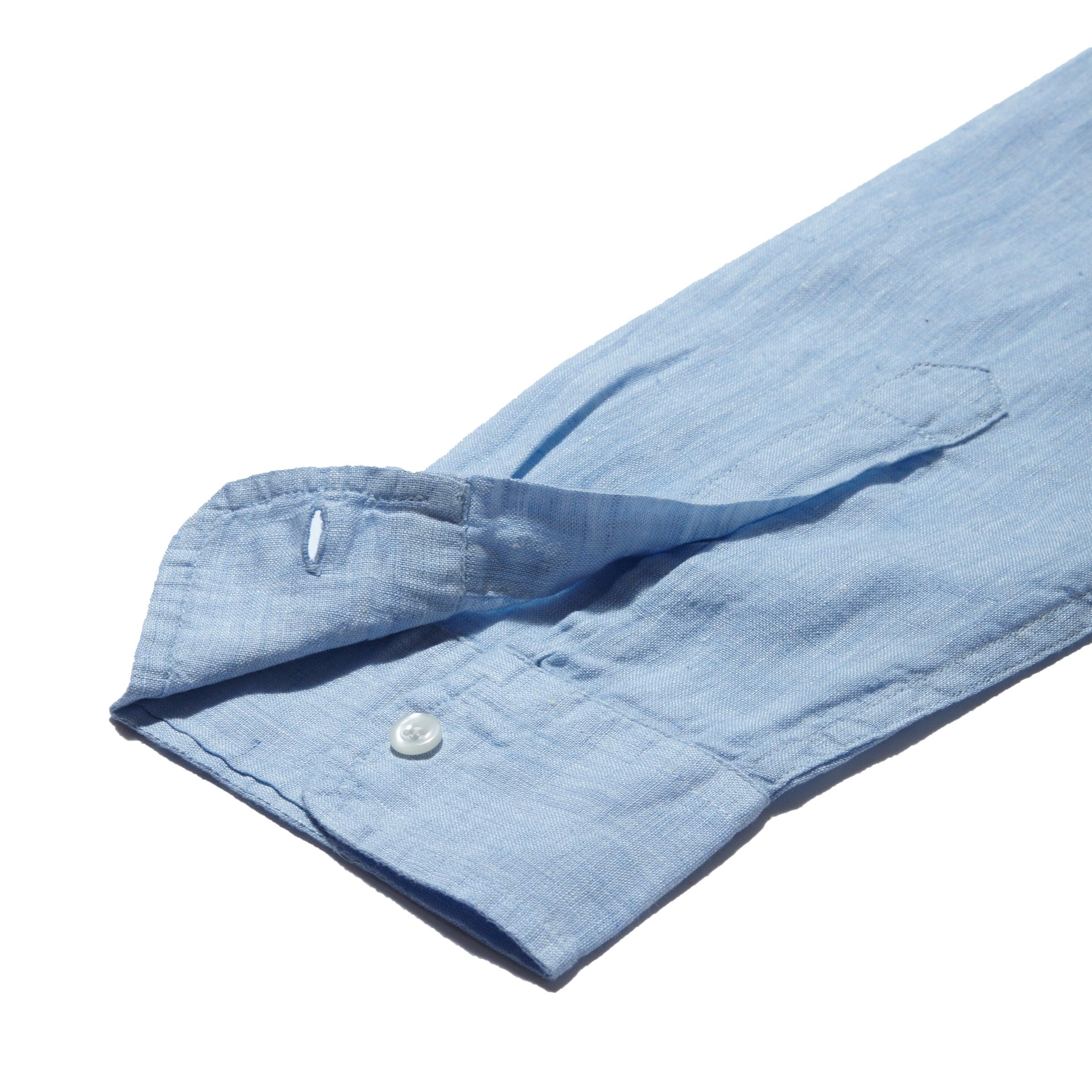 Nantucket Yarn Dyed Linen Shirt - Light Blue Product Image