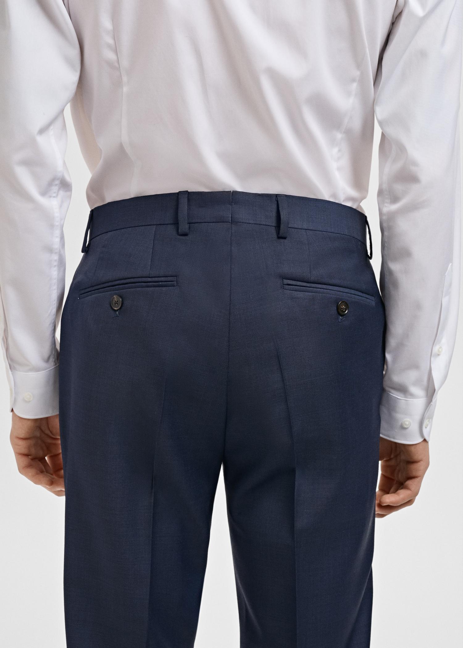 Venice 100% virgin wool suit pants - Men | MANGO USA Product Image