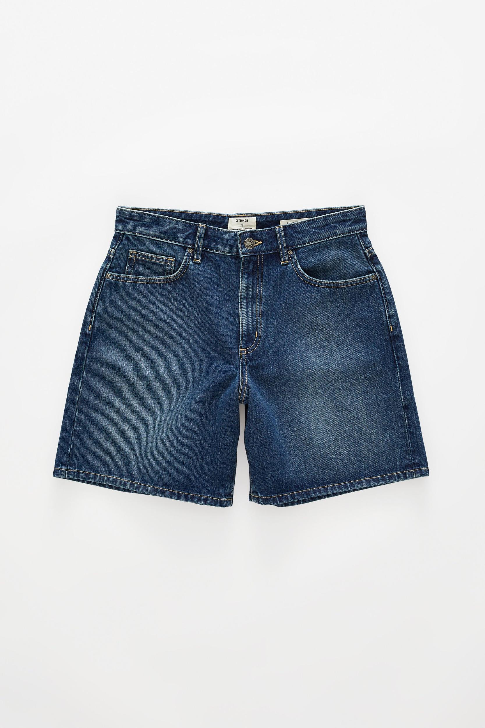 Relaxed Denim Short Product Image