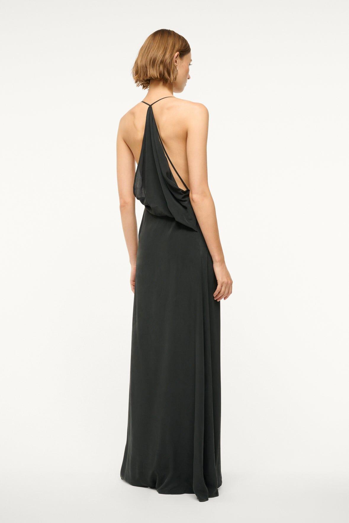 MACHU SILK DRESS | BLACK Product Image
