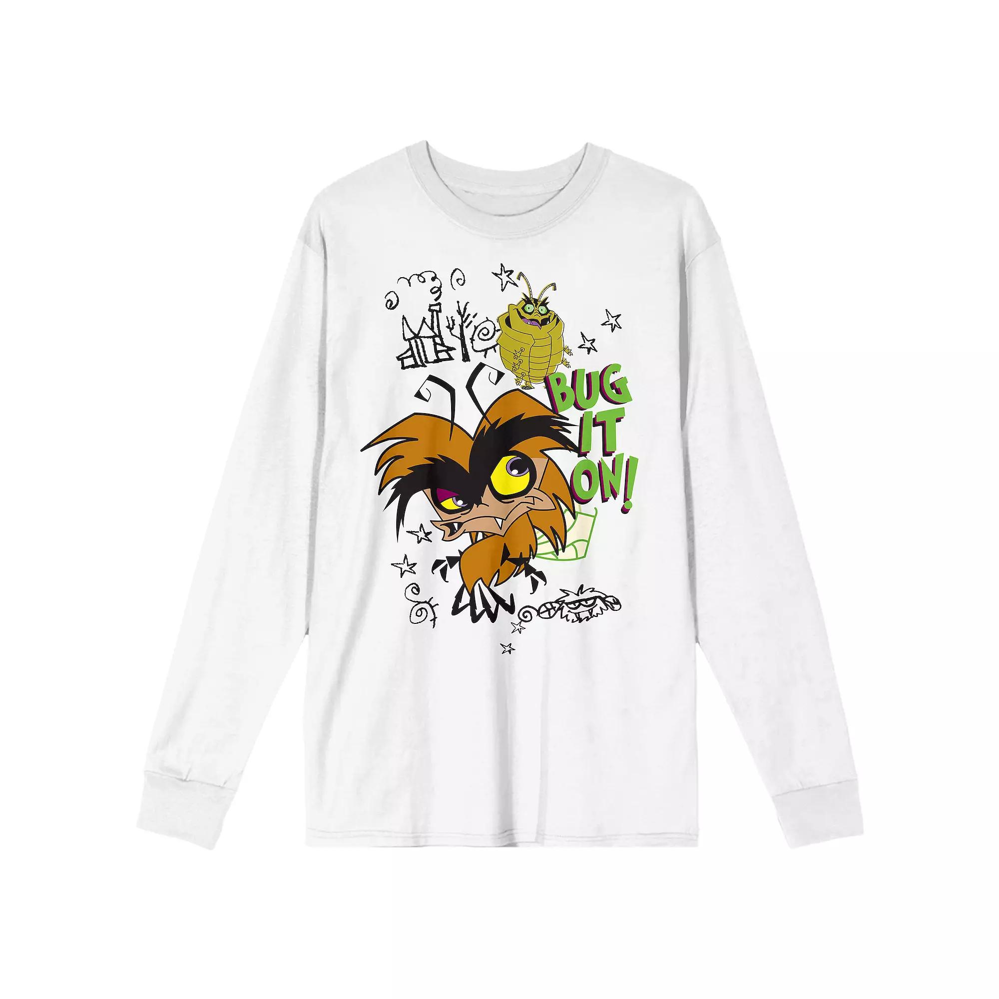 Men's Growing Up Creepie Bug It On Long Sleeve Graphic Tee,  Product Image