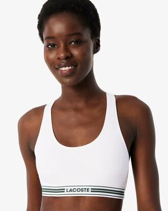 Contrast Band Stretch Cotton Bralette Product Image
