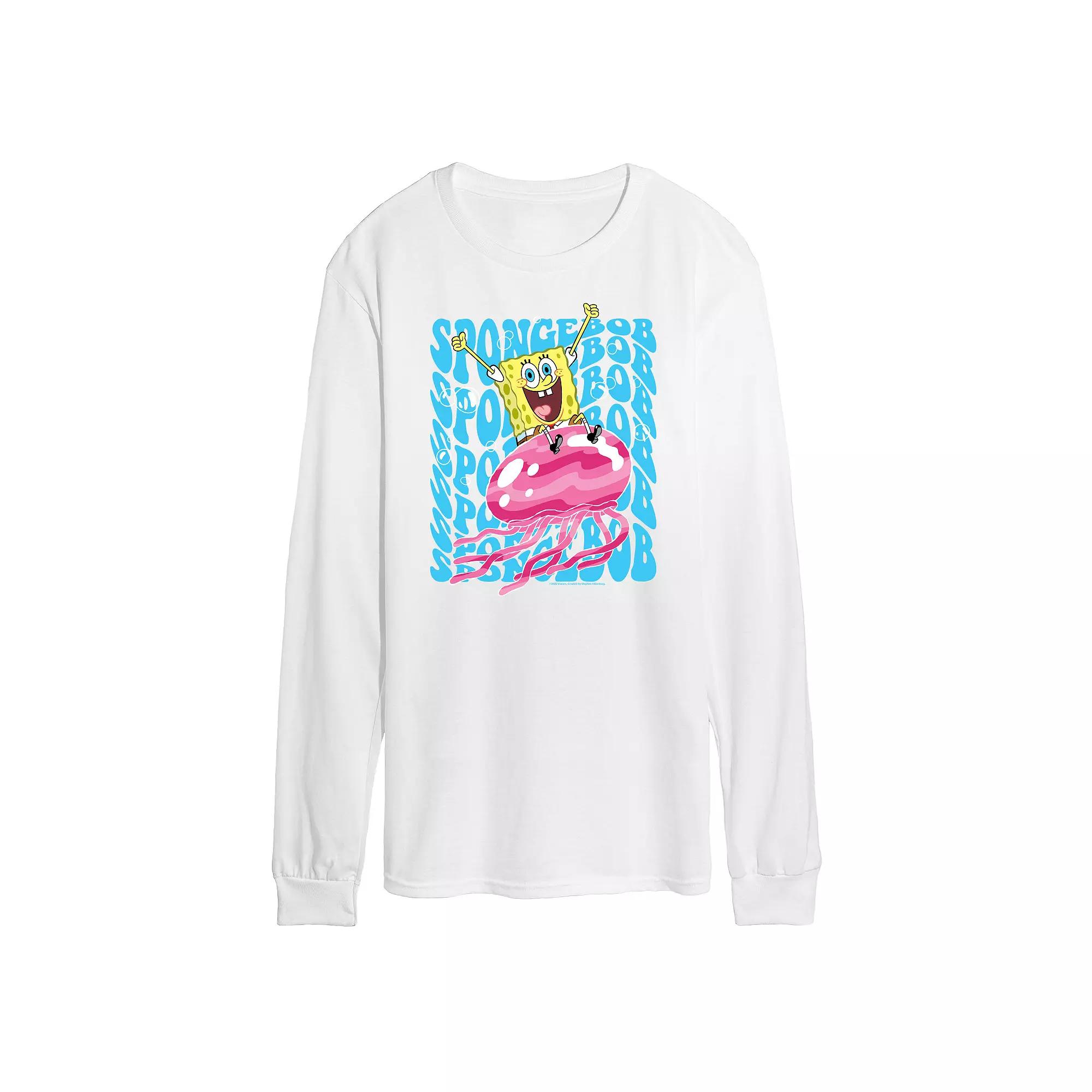 Men's Nickelodeon SpongeBob Squarepants Jelly Wave Long Sleeve,  Product Image