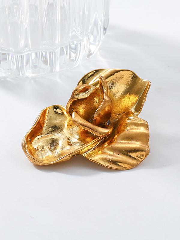 Flower Shape Drop Earrings Product Image