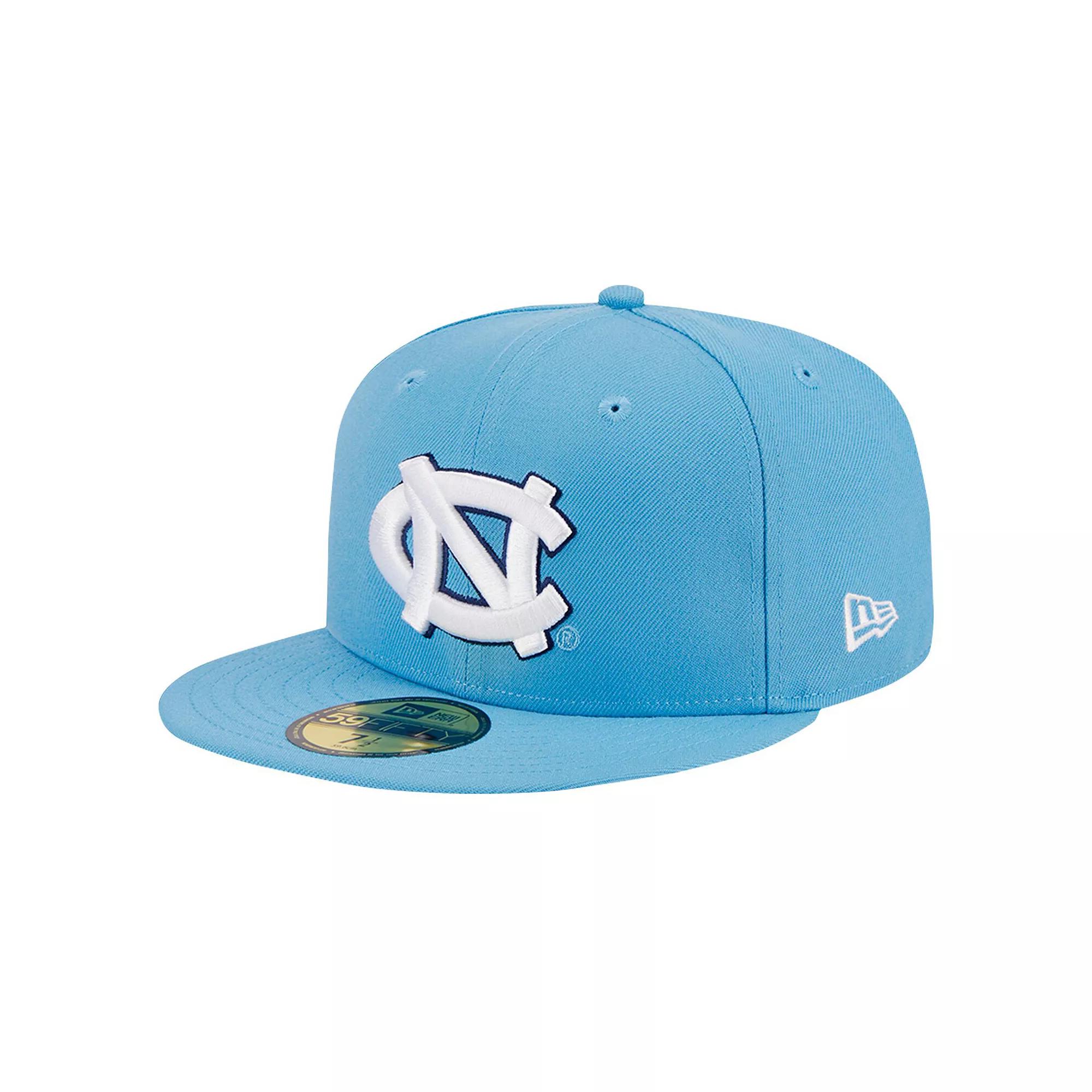 Men's New Era Carolina Blue North Carolina Tar Heels 59FIFTY Fitted Hat, Size: 7 3/8, Light Product Image