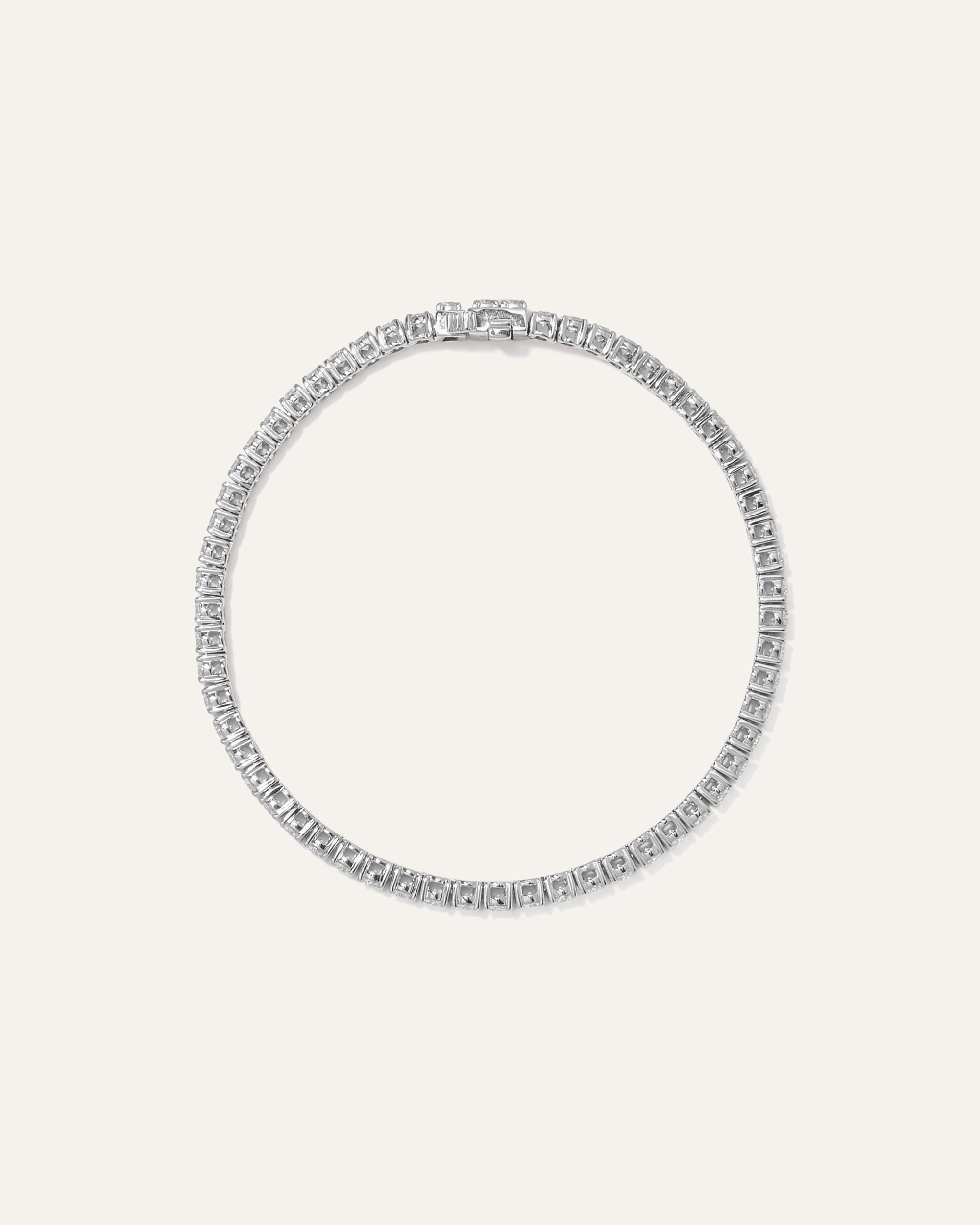 Quince | Women's 14K Gold Lab Grown Diamond Tennis Bracelet Product Image