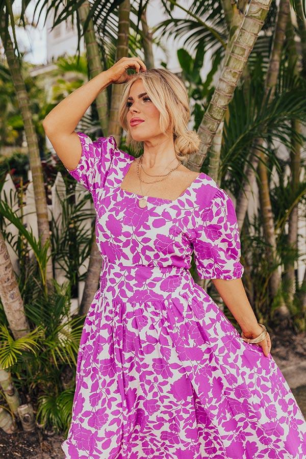 Floral Oasis Peplum Top Curves Product Image