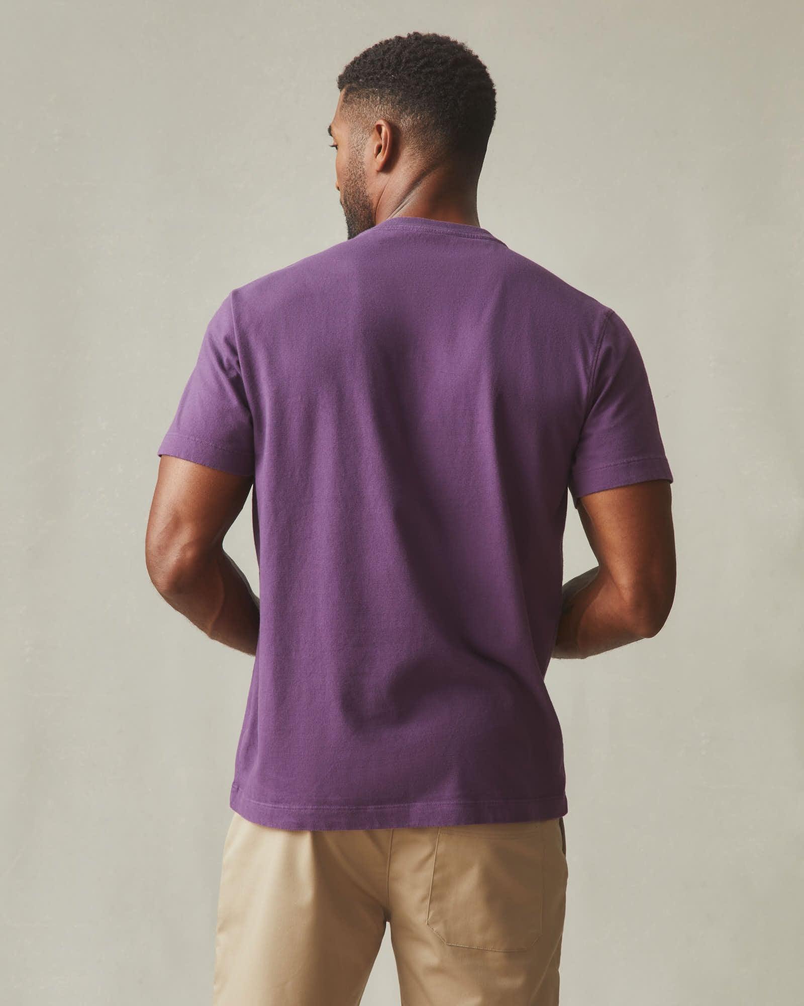 Men's Pocket Tee - Deep Purple Male Product Image