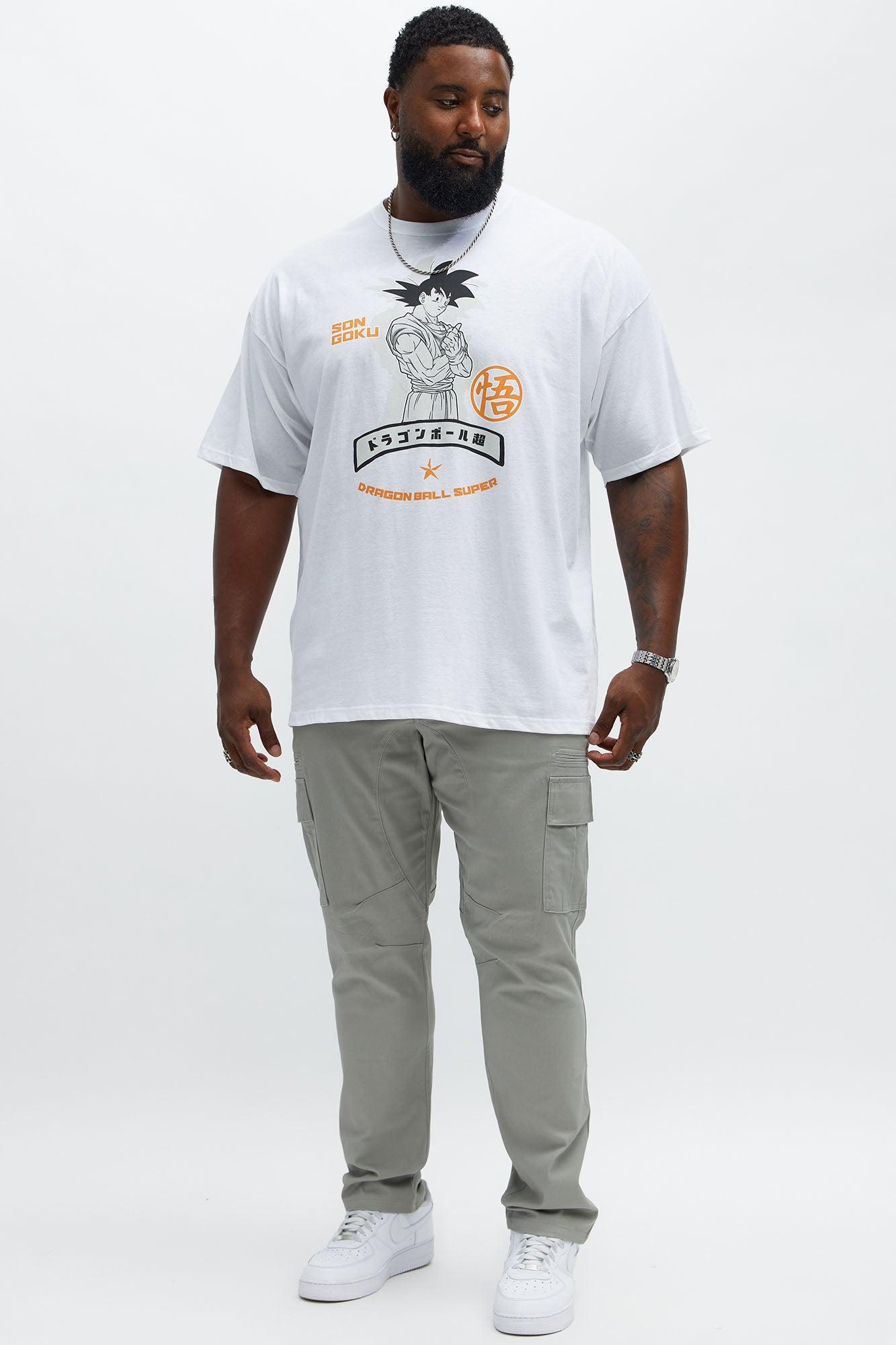 Dragon Ball Super Son Goku Short Sleeve Tee - White Male Product Image