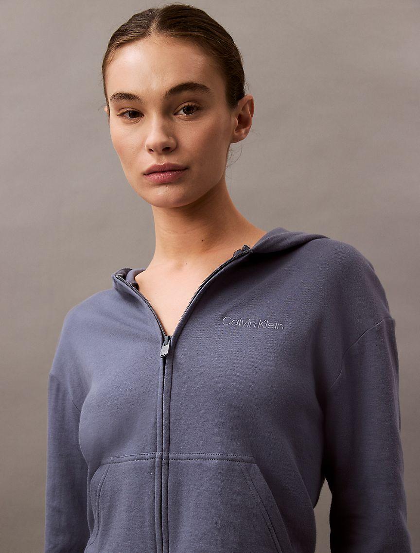 Icon Cotton Terry Zip Sleep Hoodie Product Image