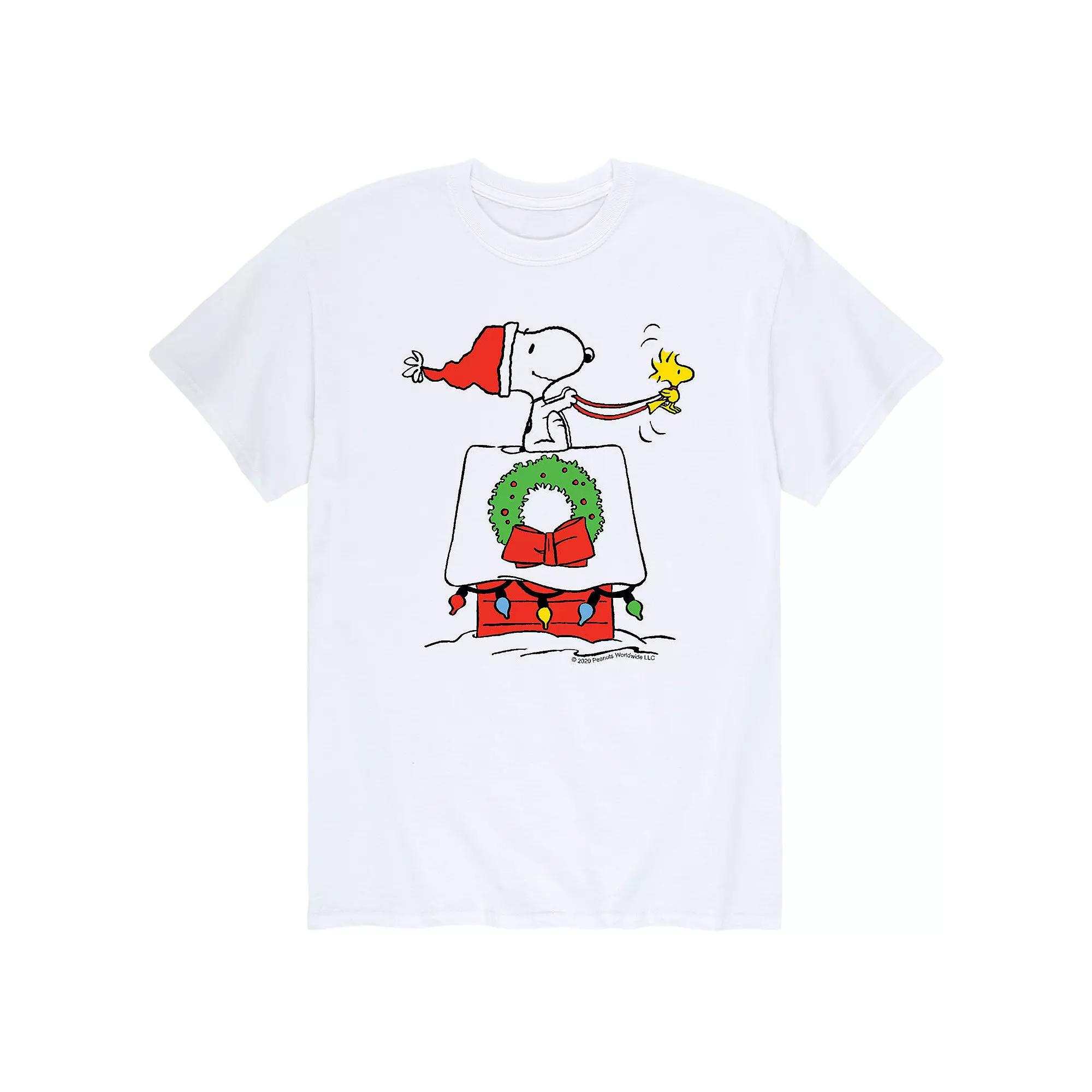 Men's Peanuts Snoopy Sleigh Tee,  Product Image