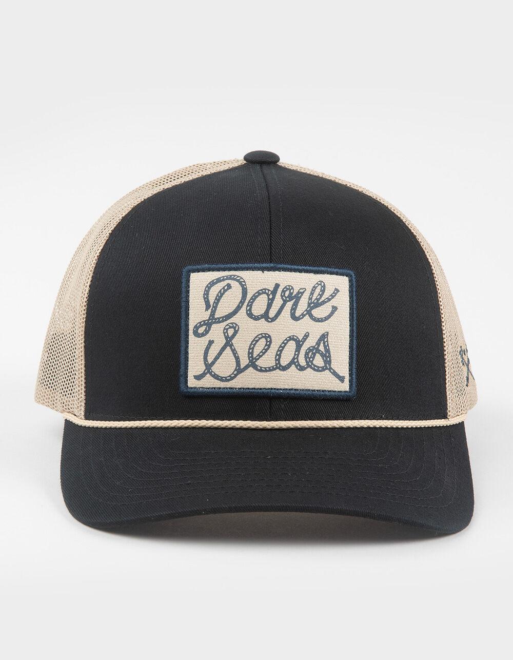 DARK SEAS Eagle 6 Panel Trucker Hat - BLACK Product Image