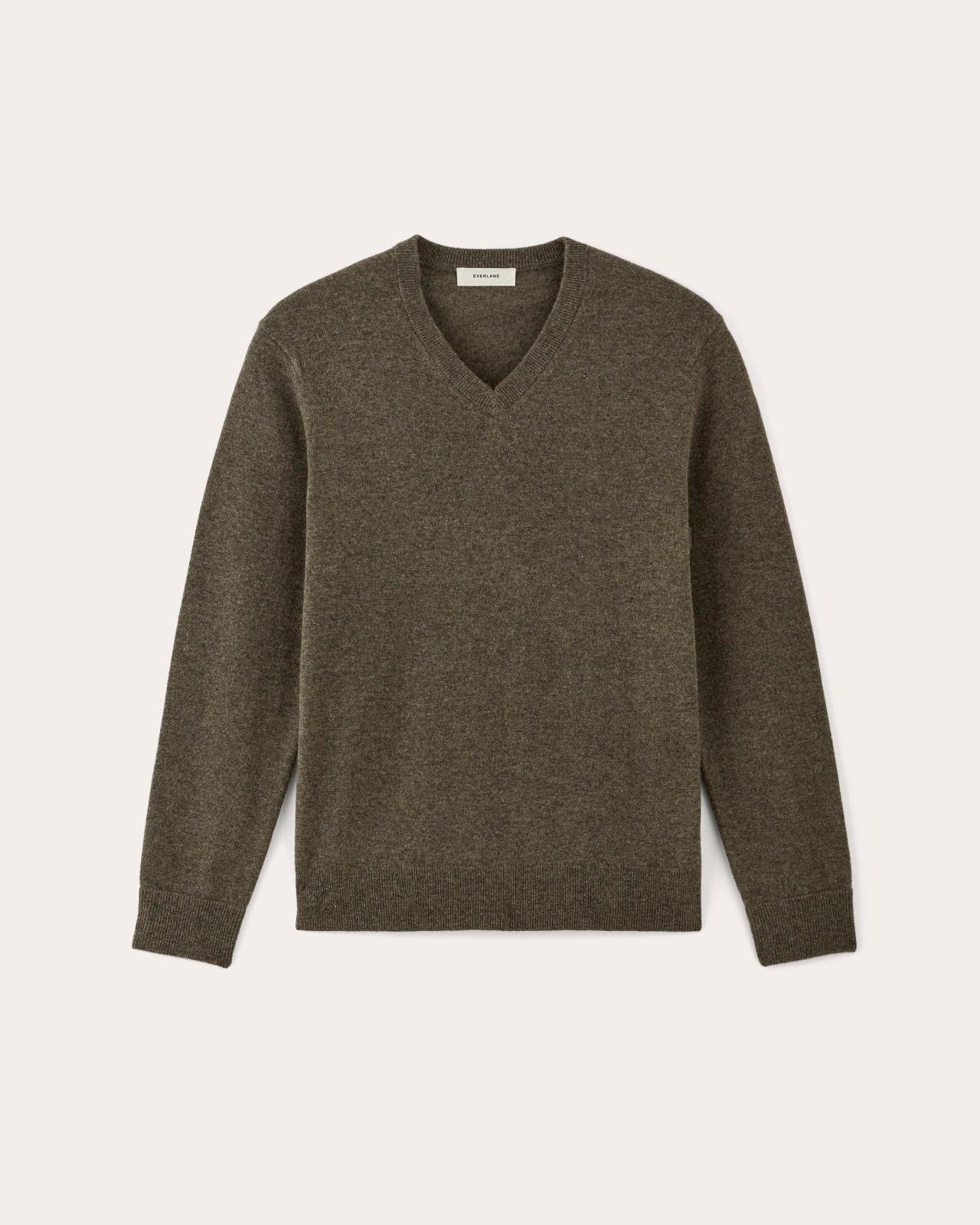 Mens Cashmere V-Neck Sweater by Everlane Product Image