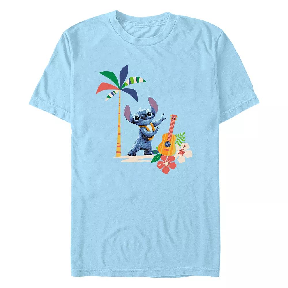 Disney's Lilo & Stitch Tropical Hula Dance Scene Men's Graphic Tee,  Product Image