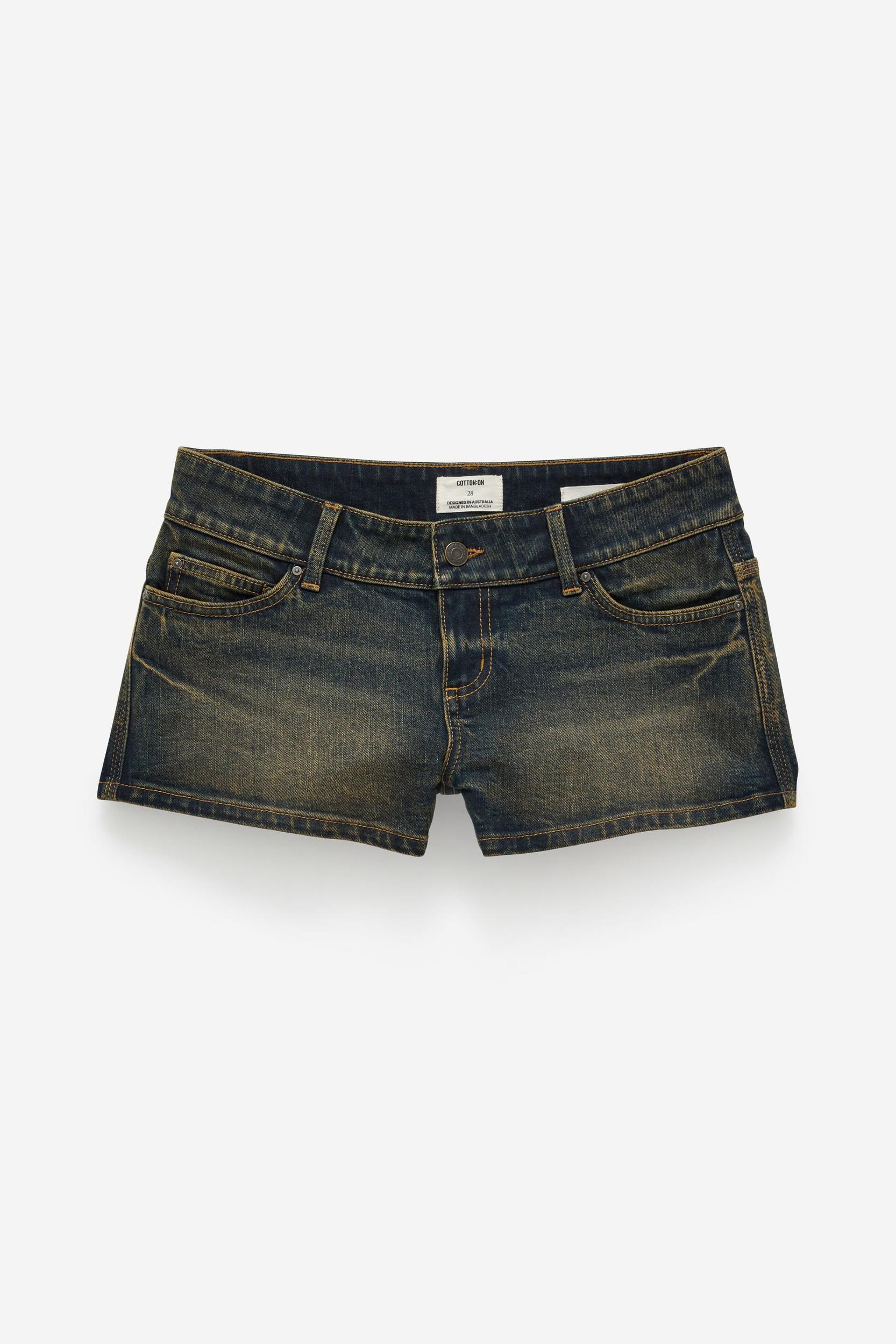 Micro Low Denim Short Product Image