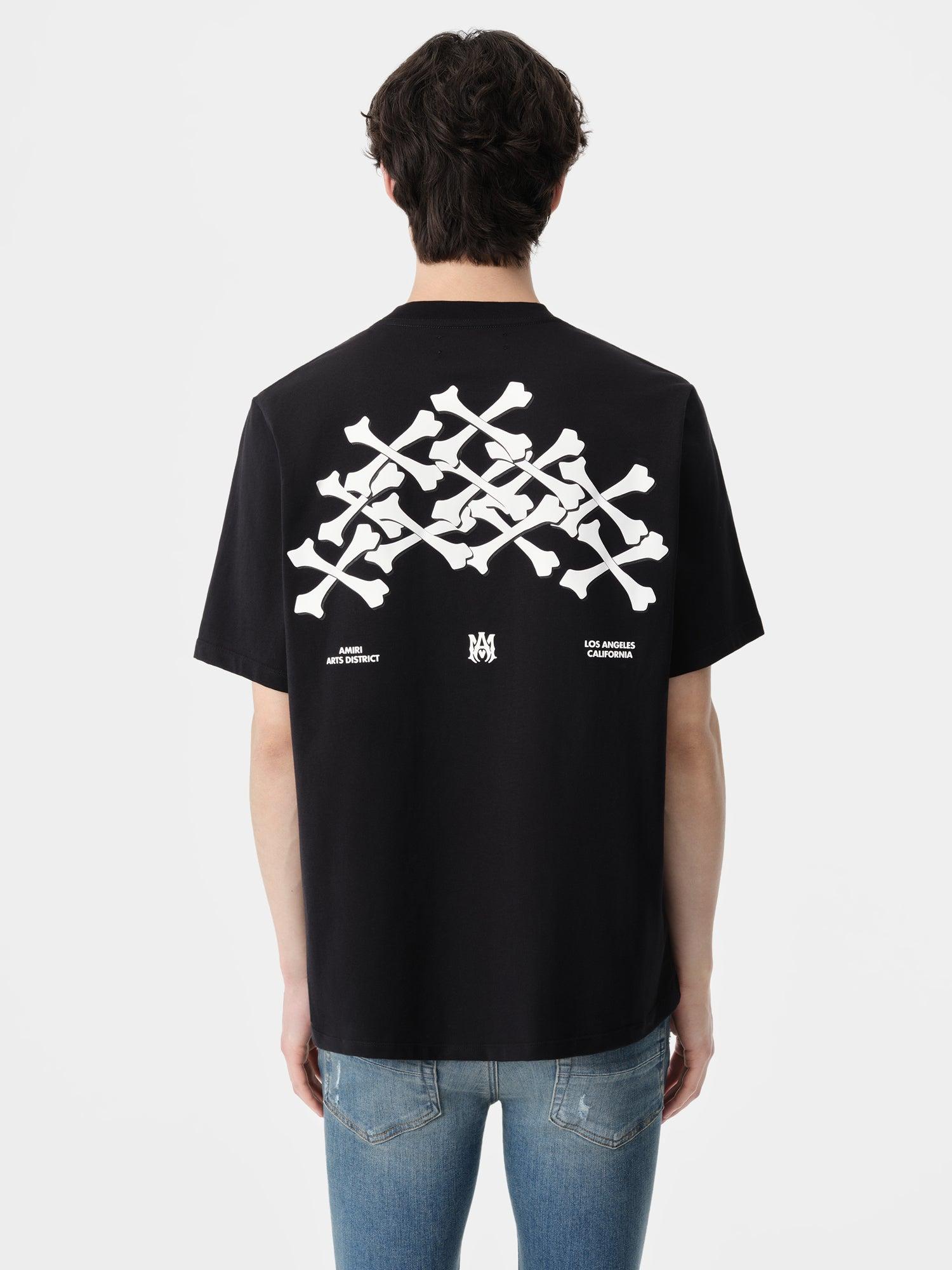 BONES STACKED TEE - Black Male Product Image