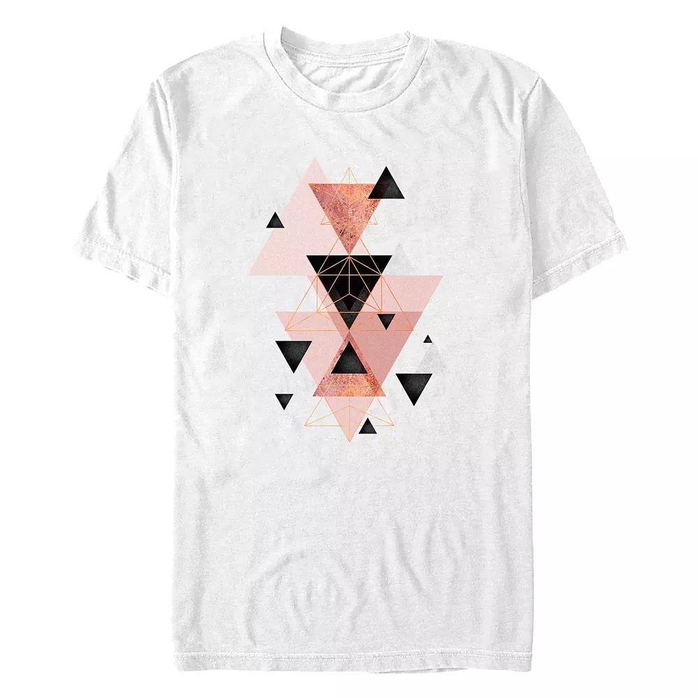 Big & Tall Geometric Shapes Graphic Tee, Men's,  Product Image