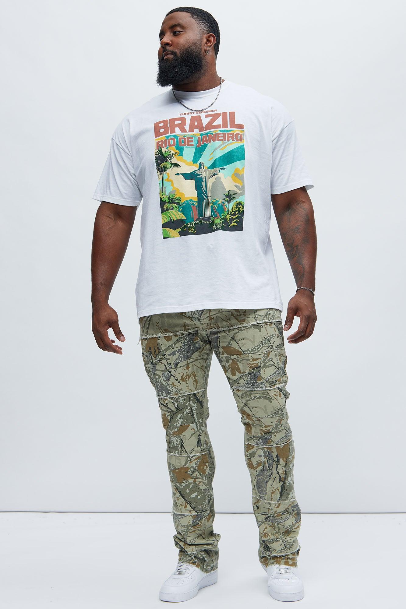 Brazil Rio De Janeiro Short Sleeve Tee - White Product Image