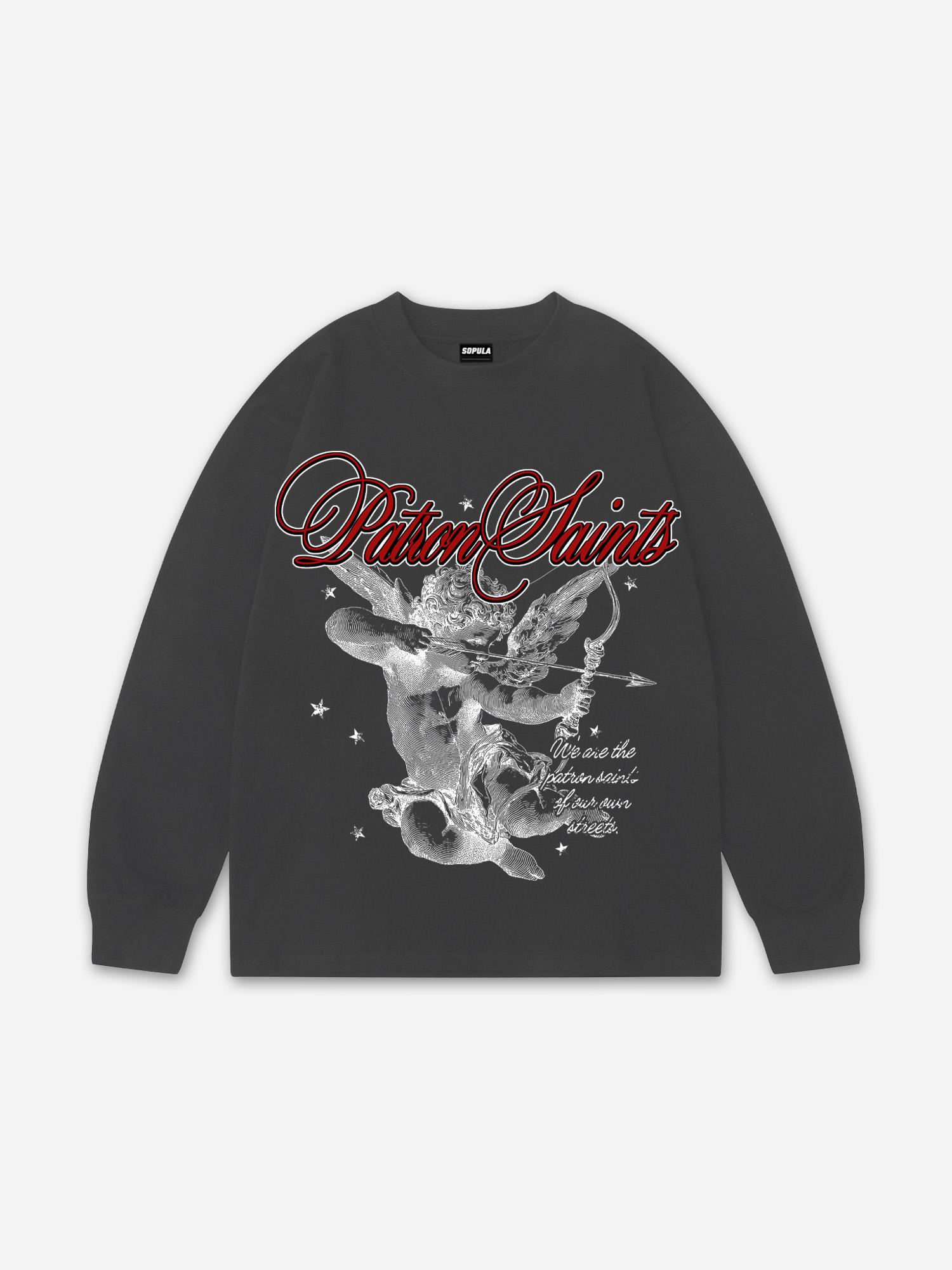 Sopula Shameless Mental Health Abstract Figures Graphic Washed Oversized Zip Up Hoodie Product Image