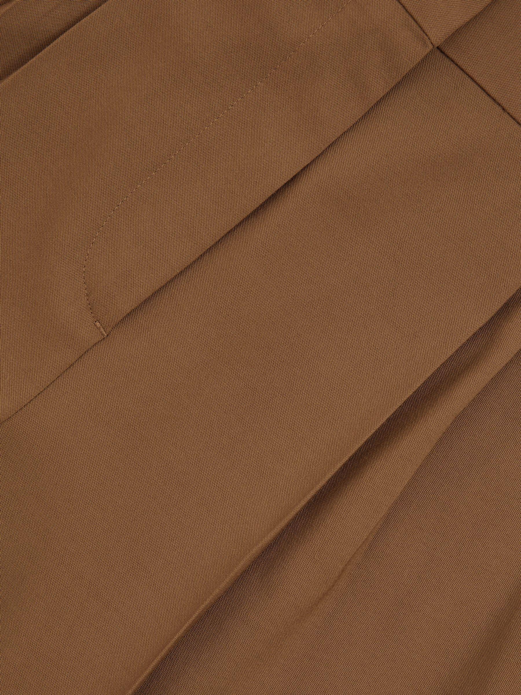 Atelier Virgin-Wool Tapered Trousers in Camel Product Image