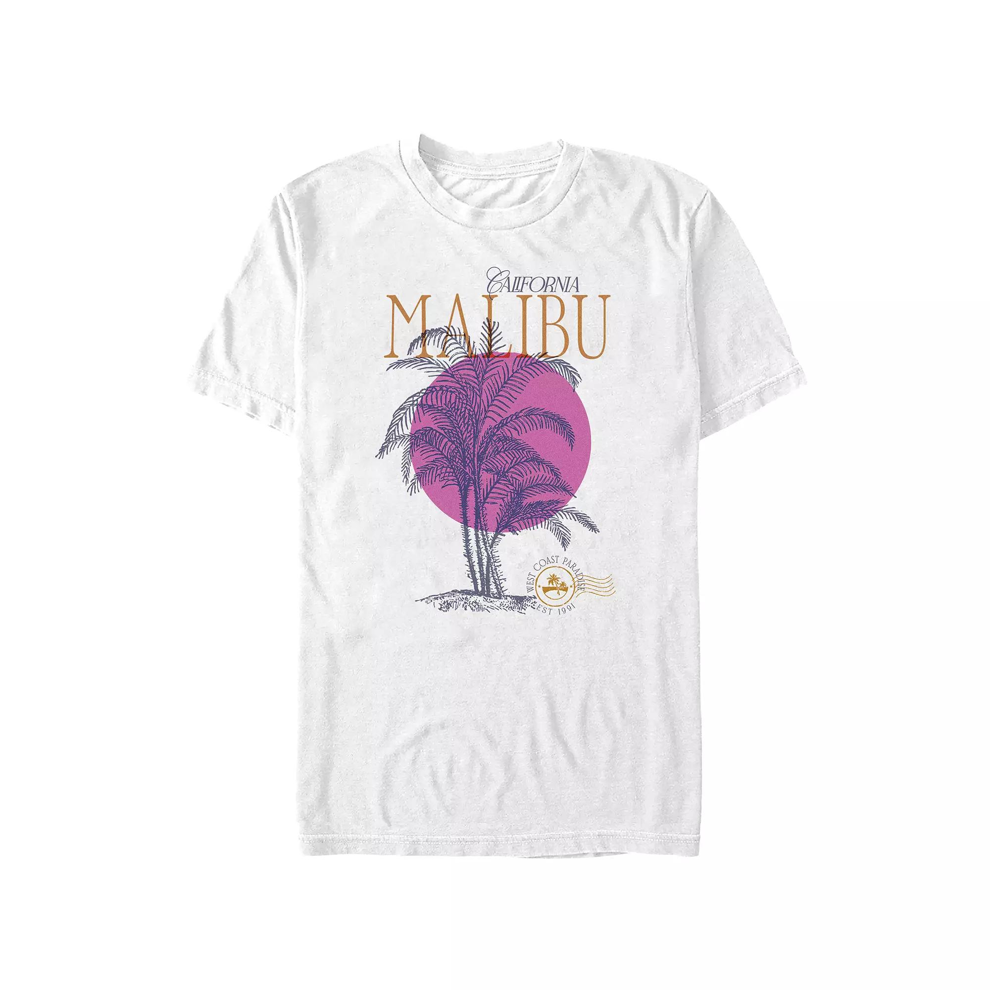 Big & Tall Malibu California Palm Tree Graphic Tee, Men's,  Product Image