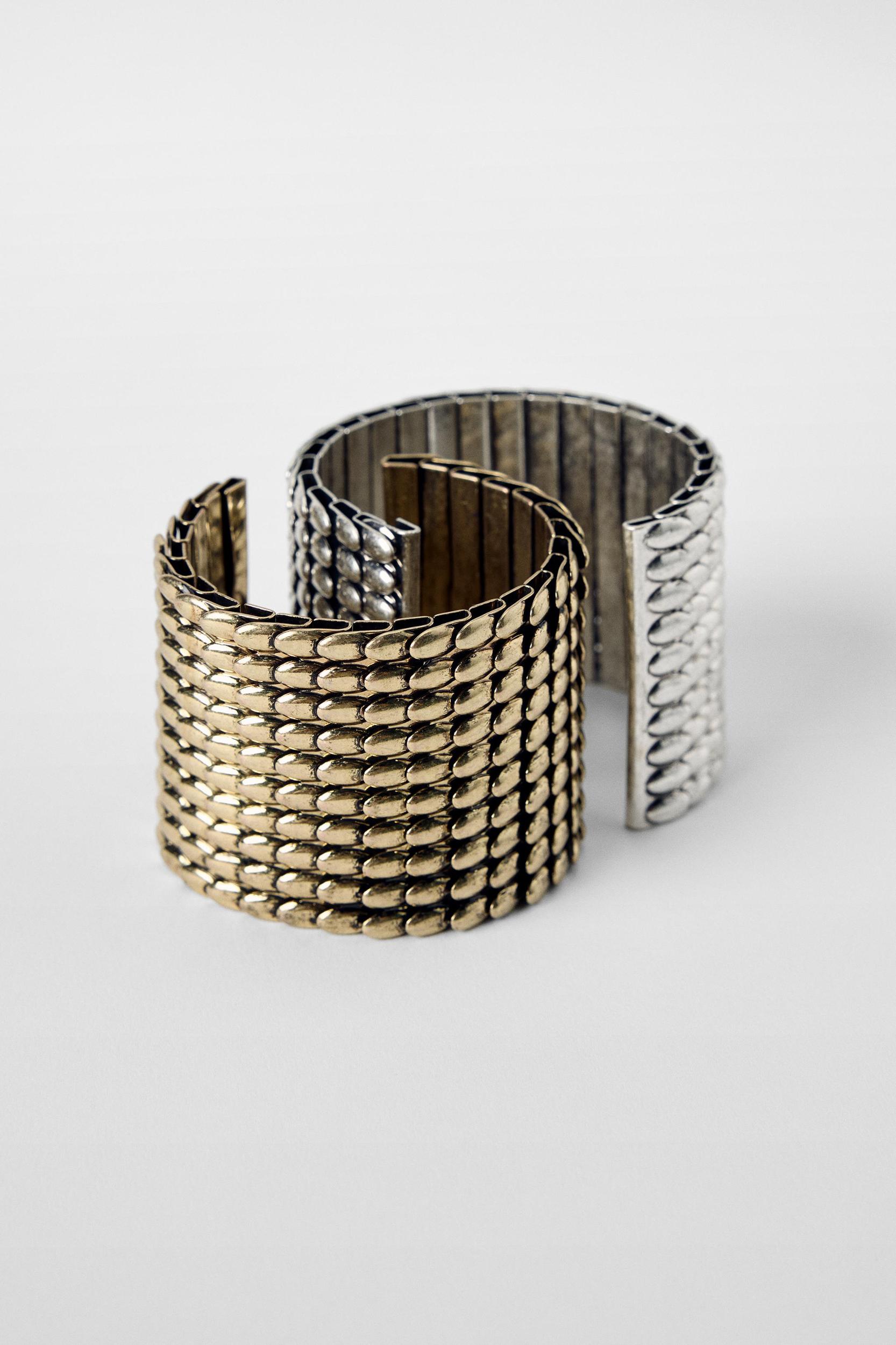 2-PACK OF TEXTURED BRACELETS KATE MOSS X ZARA Product Image