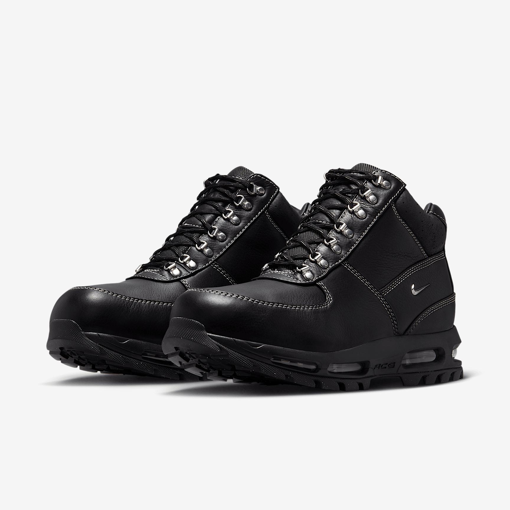 Nike Mens Nike Air Max Goadome Premium - Mens Shoes Black/Off Noir/Vast Grey Product Image