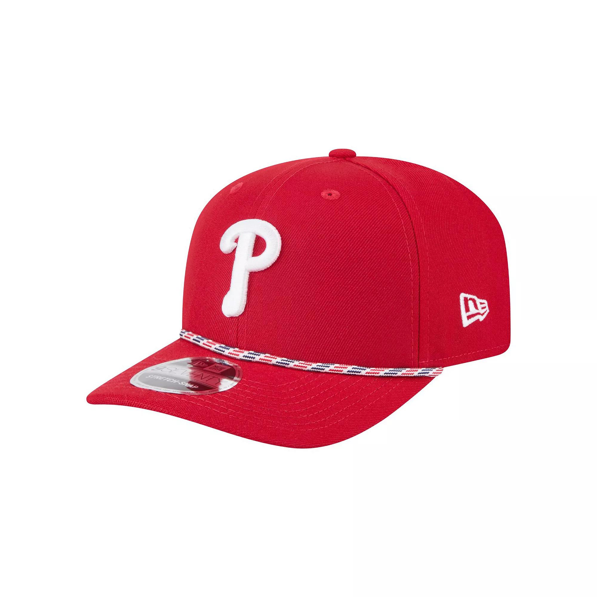 New Era Mens New Era Phillies 9SEVENTY SS Multi Rope Cap - Mens Red/Red Product Image