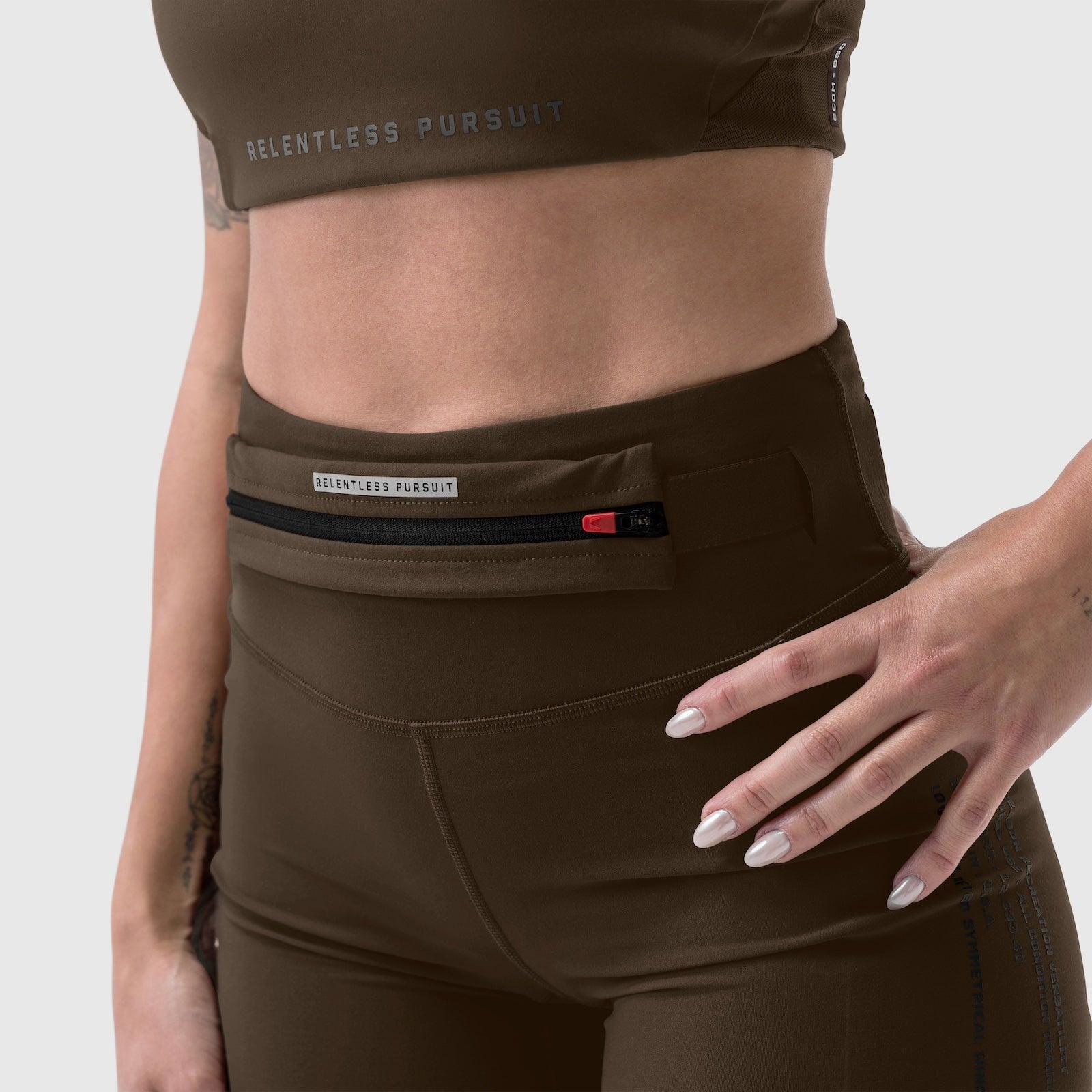 W029. Lycra® 3-in-1 Biker Short - Dark Earth Product Image