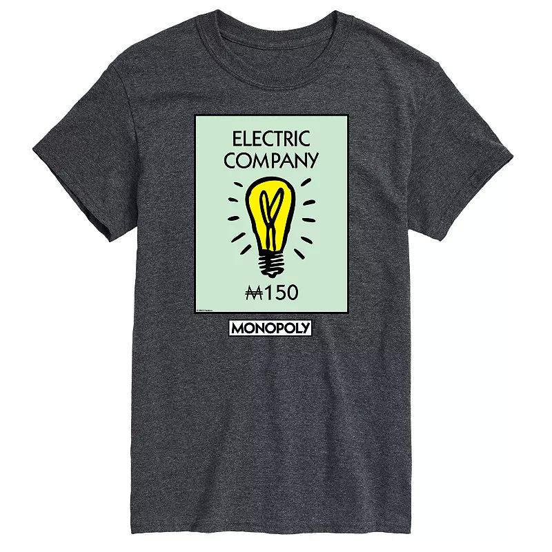 Big & Tall Monopoly Electric Company Graphic Tee, Men's,  Product Image