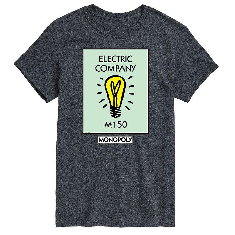 Big & Tall Monopoly Electric Company Graphic Tee, Men's,  Product Image