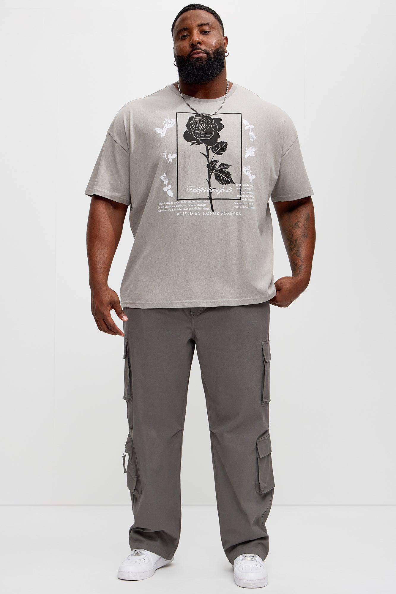 Stay On It Straight Cargo Pants - Grey Product Image