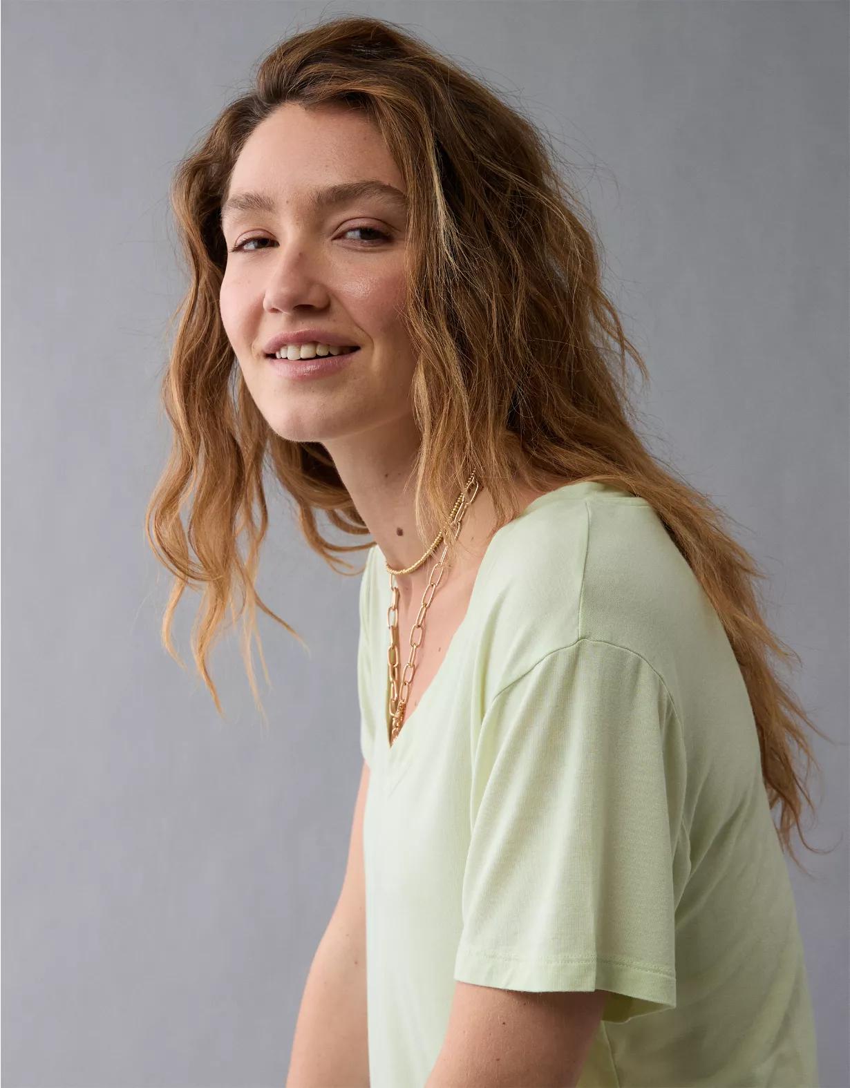 AE Soft & Sexy V-Neck T-Shirt Product Image