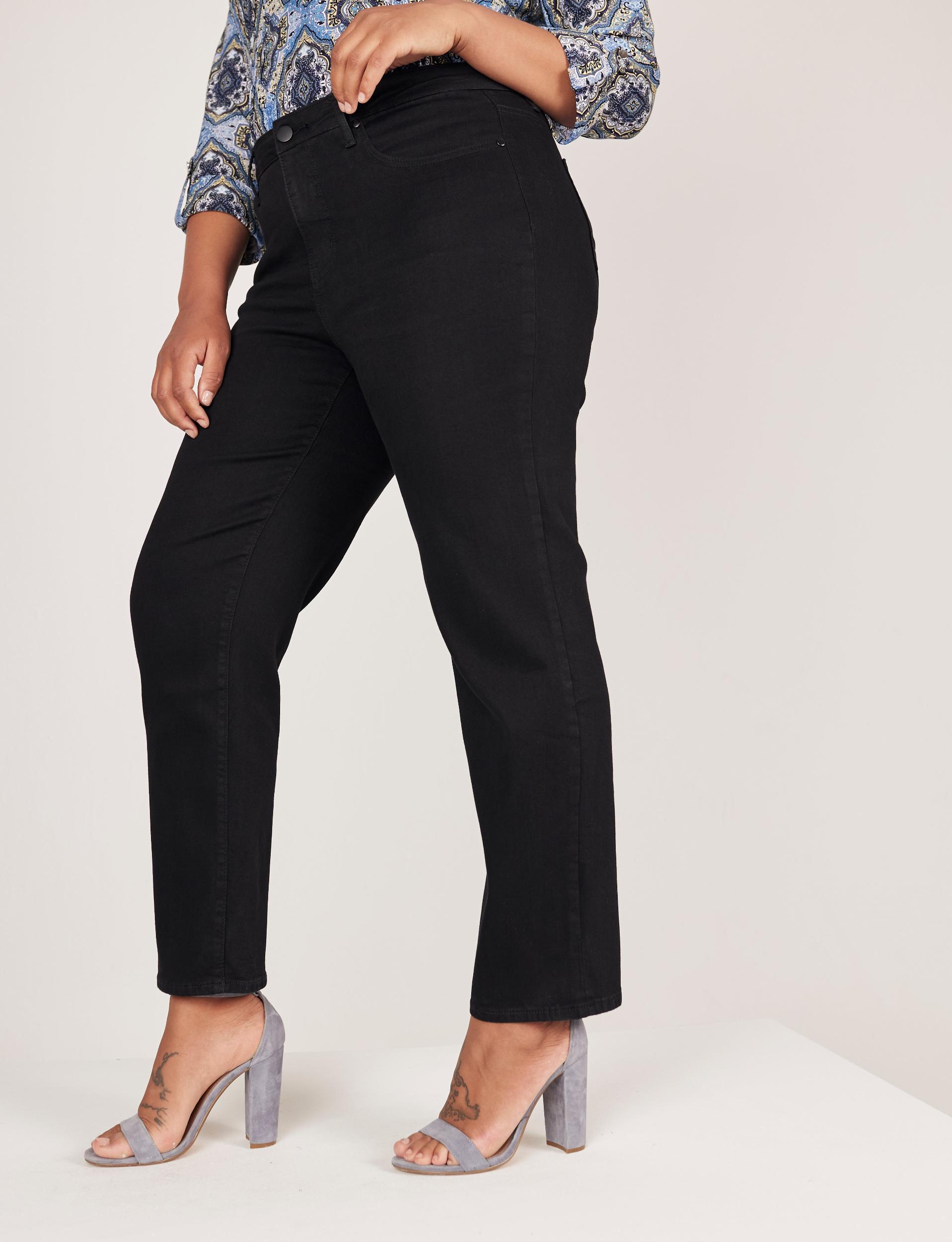 Westport Signature Black Straight Leg Jeans - Plus Female Product Image