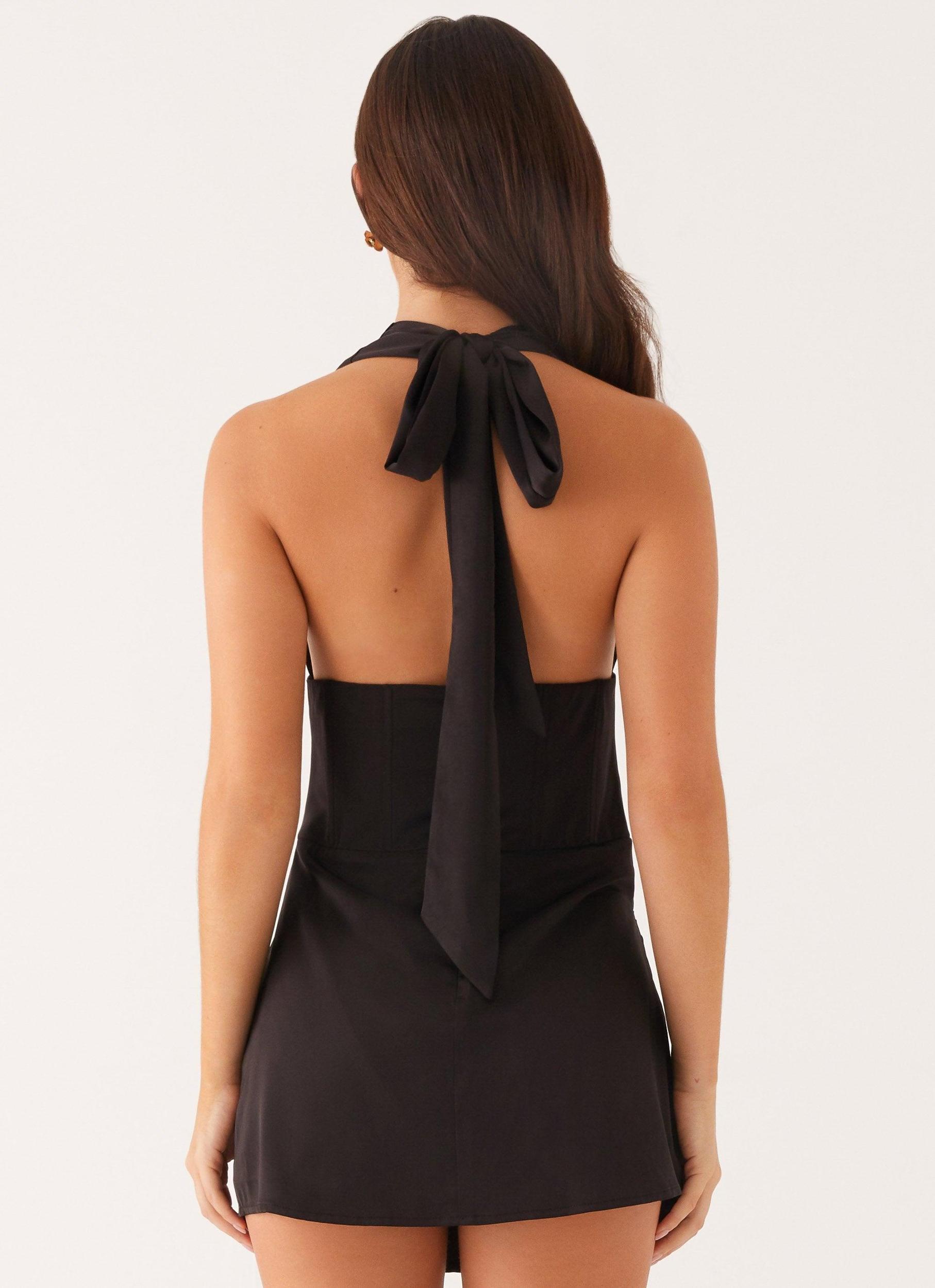 Abbey Mini Dress - Black Product Image