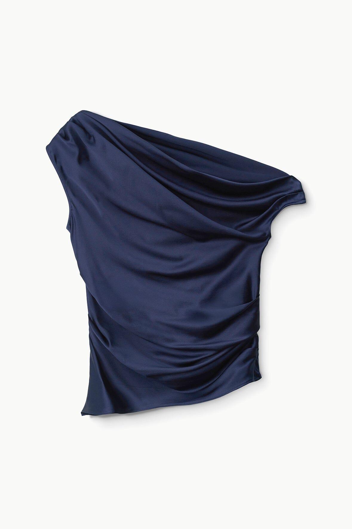 PHARE SILK TOP | NAVY Product Image