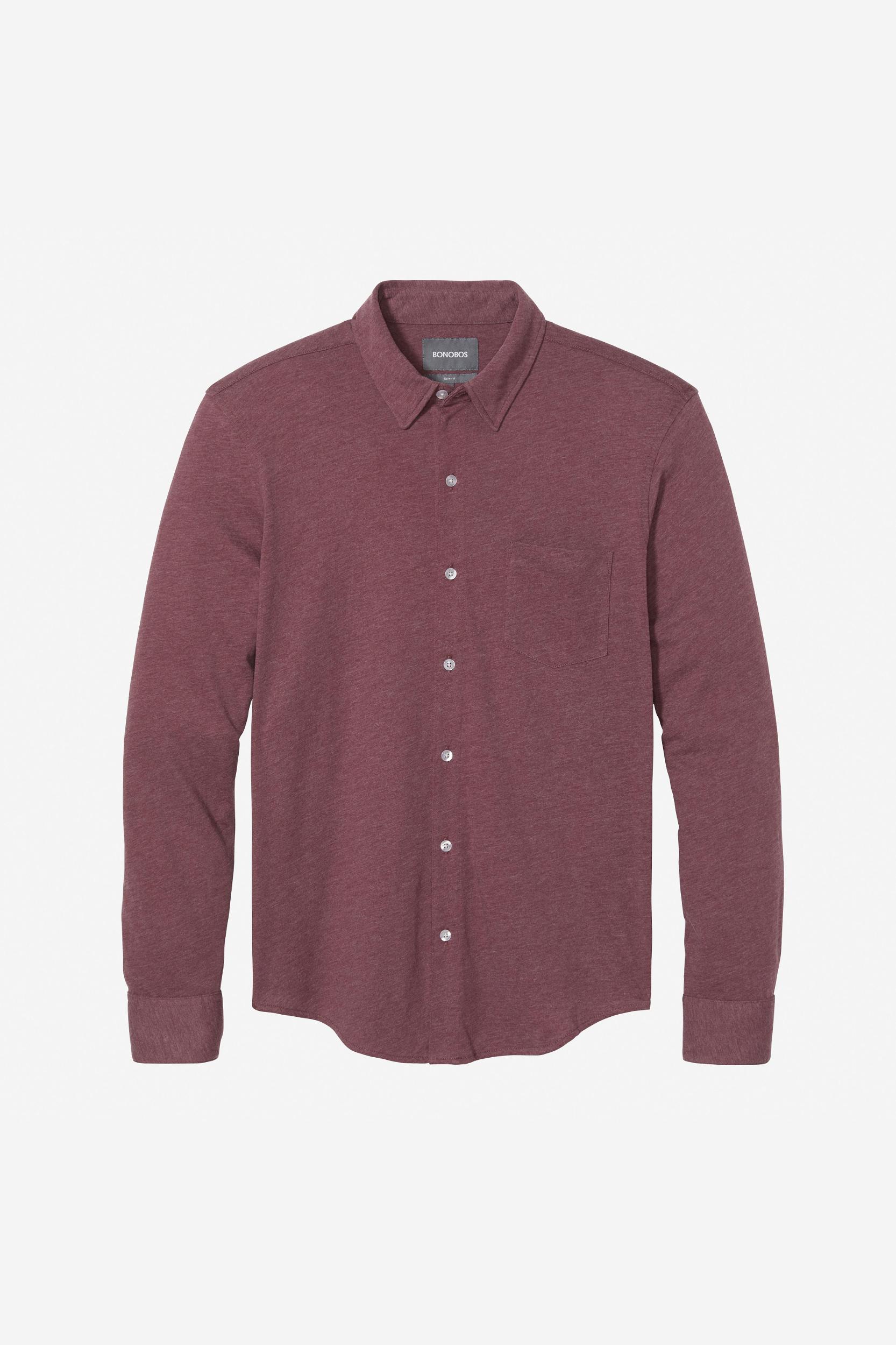 Knit Button-Down Product Image