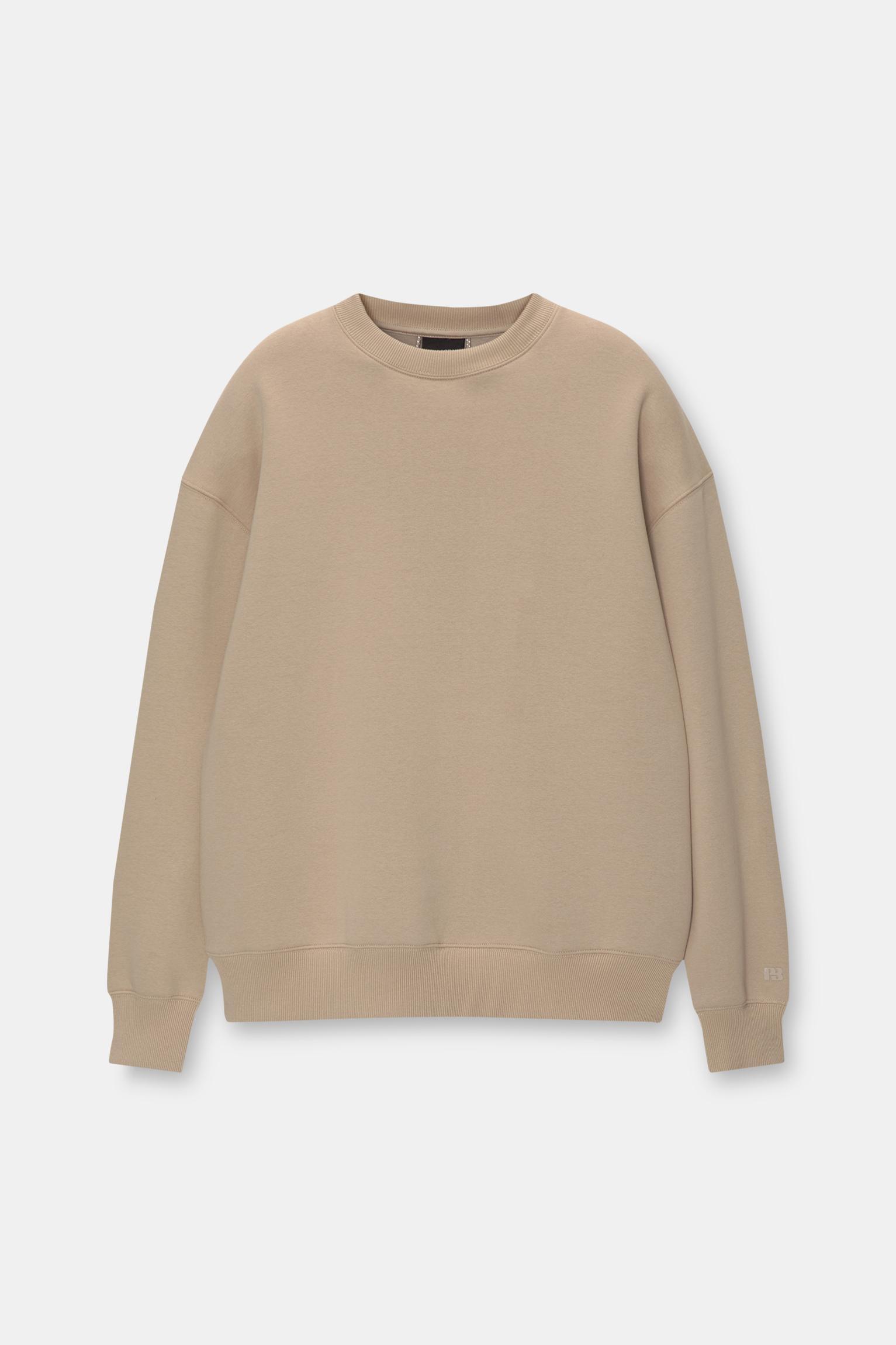 Basic crew neck sweatshirt Product Image