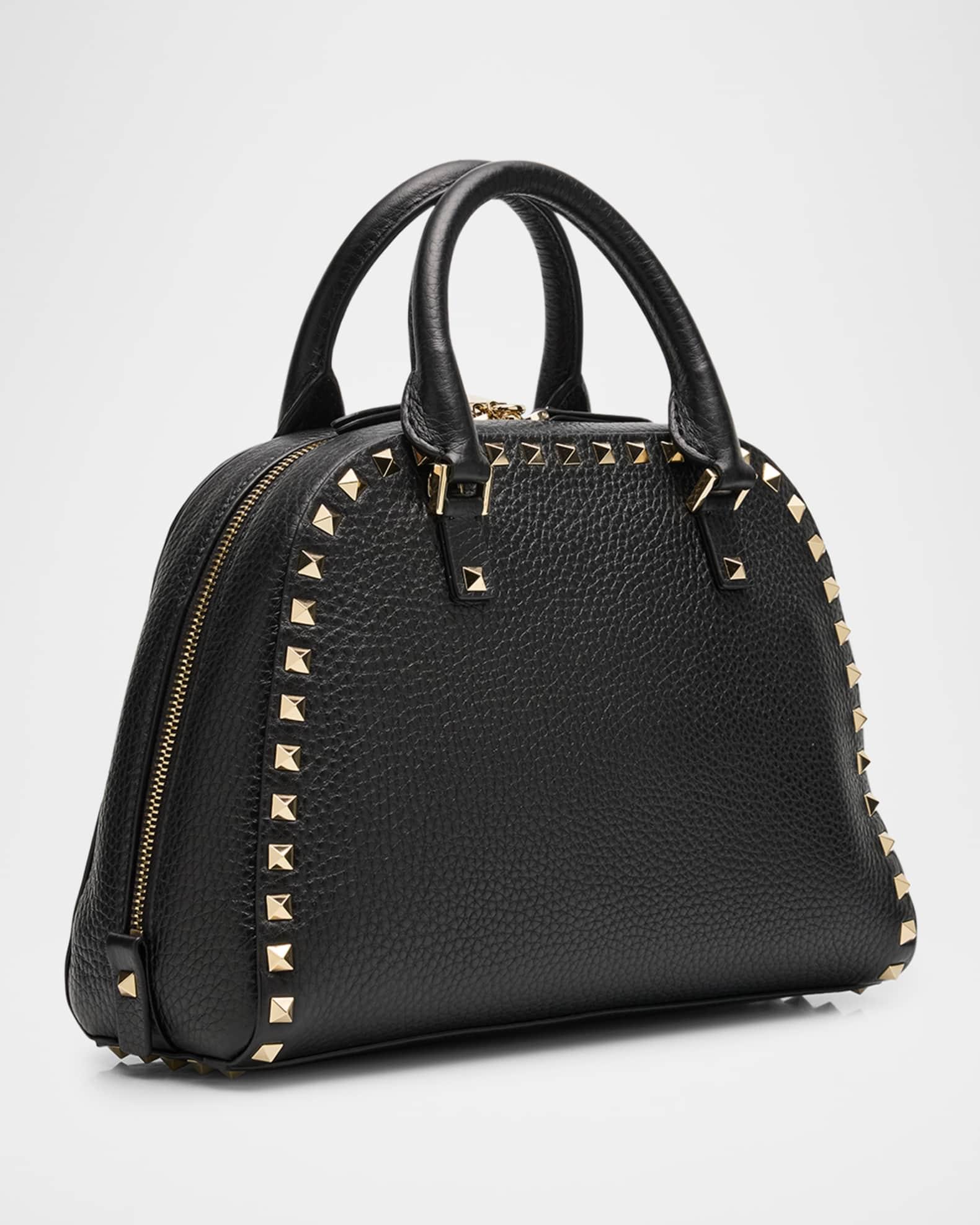Rockstud Leather Top-Handle Bag Product Image