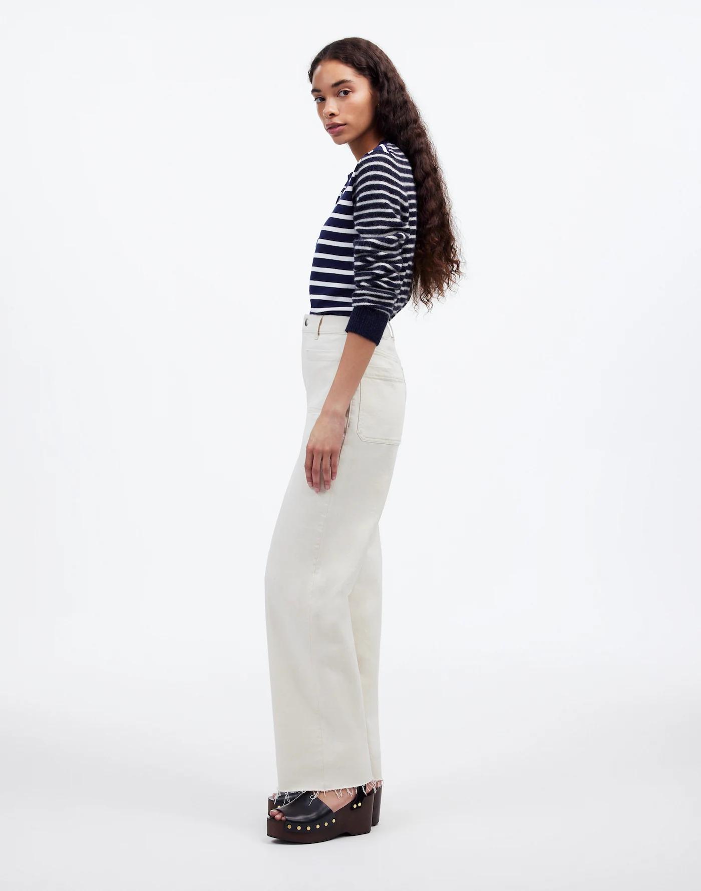 The Tall Emmett Wide-Leg Full Length Jean: Patch Pocket Edition Product Image