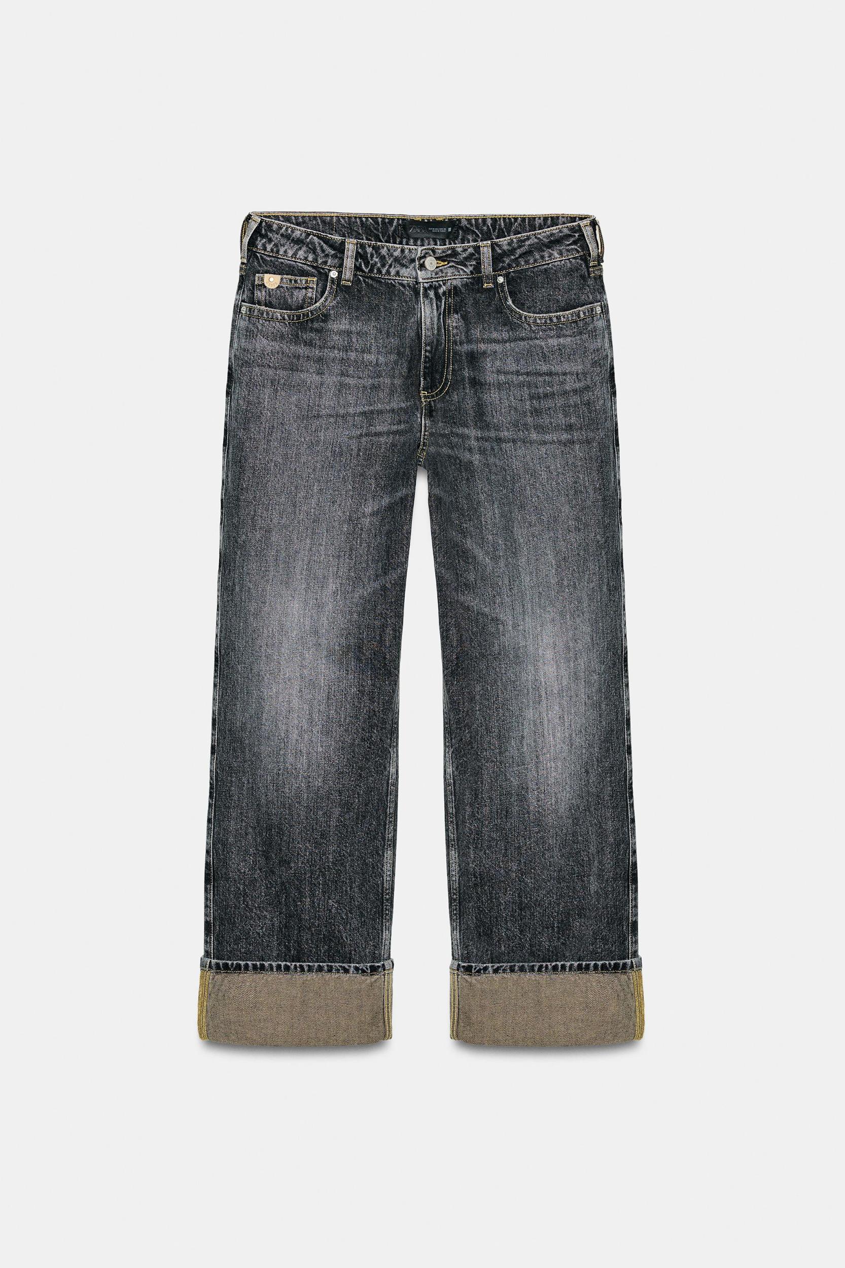 Z1975 MID-RISE CUFFED STRAIGHT JEANS Product Image