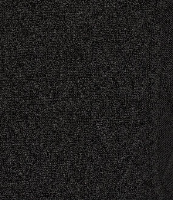 Murano The Holiday Edit Collection Solid Textured Shawl Collar Sweater Product Image