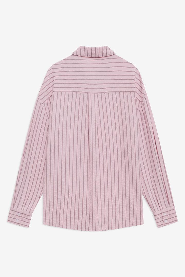 Mindy Button-Down Shirt — Pink Product Image